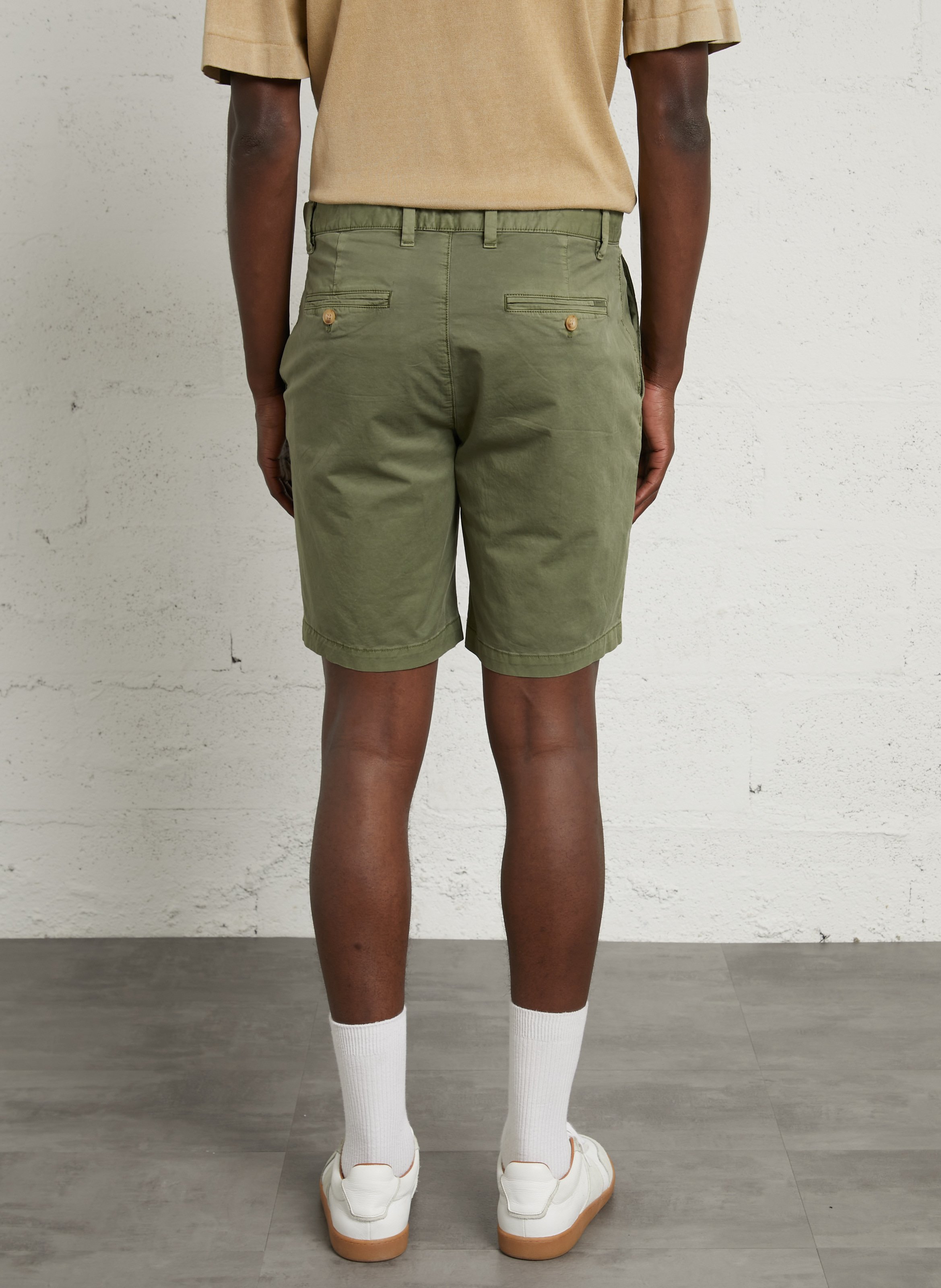 Short en coton GANT Vert