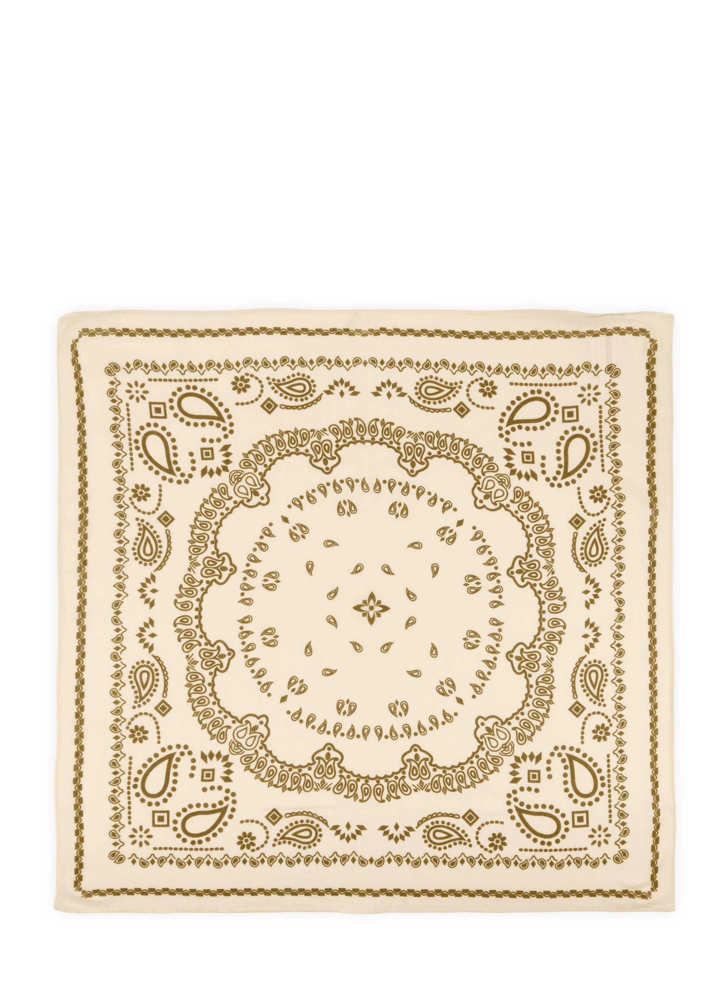 Carré imprimé bandana en coton mélangé SAISON 1865