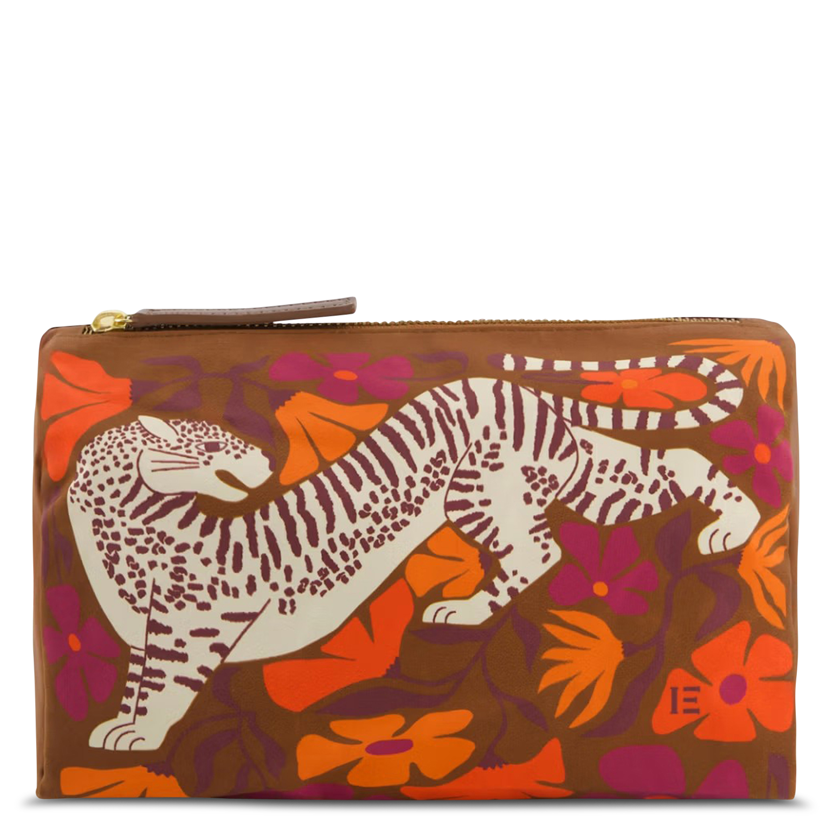 Geborduurde etui INOUI EDITIONS Beige