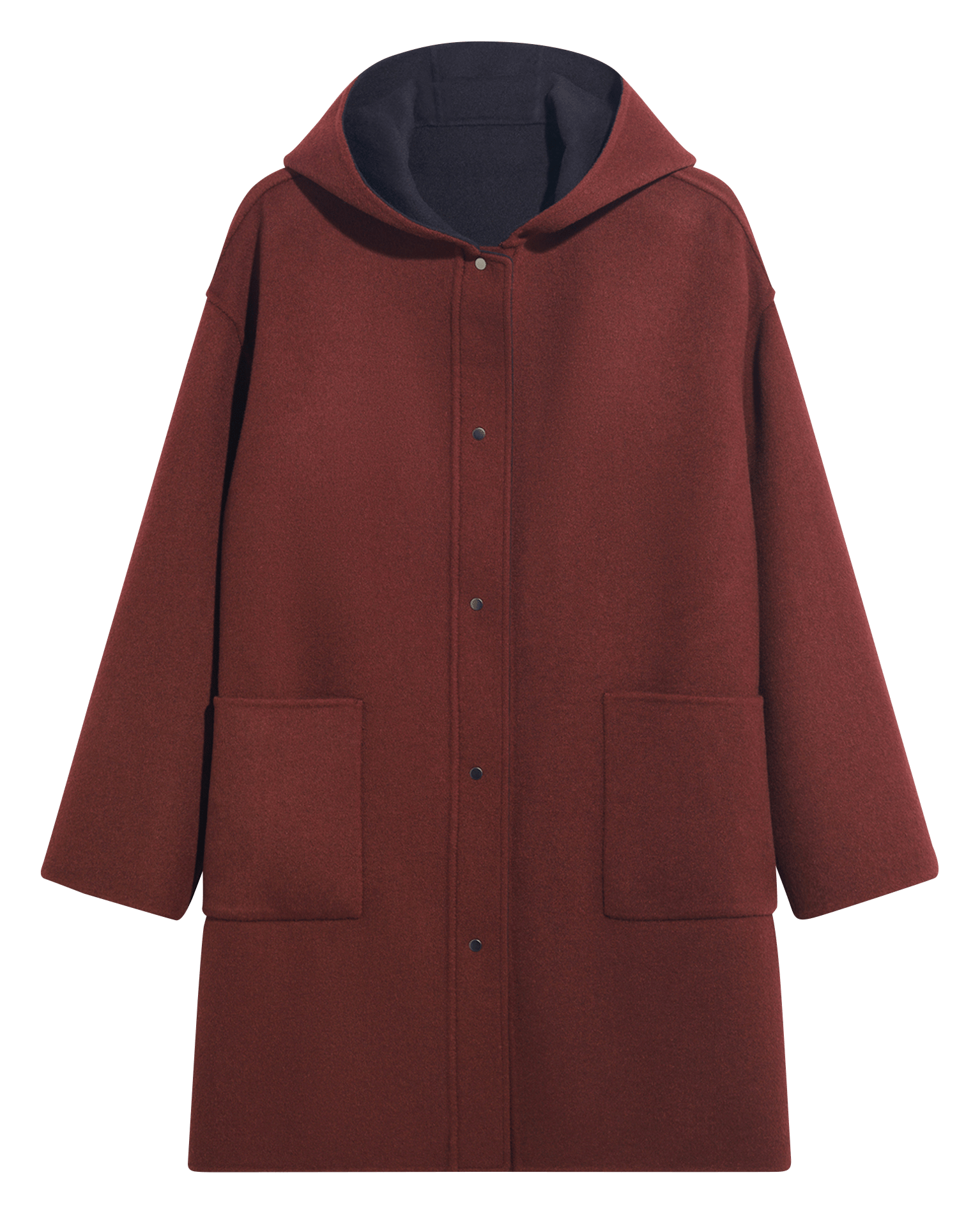 Oversized wool coat GERARD DAREL Blue