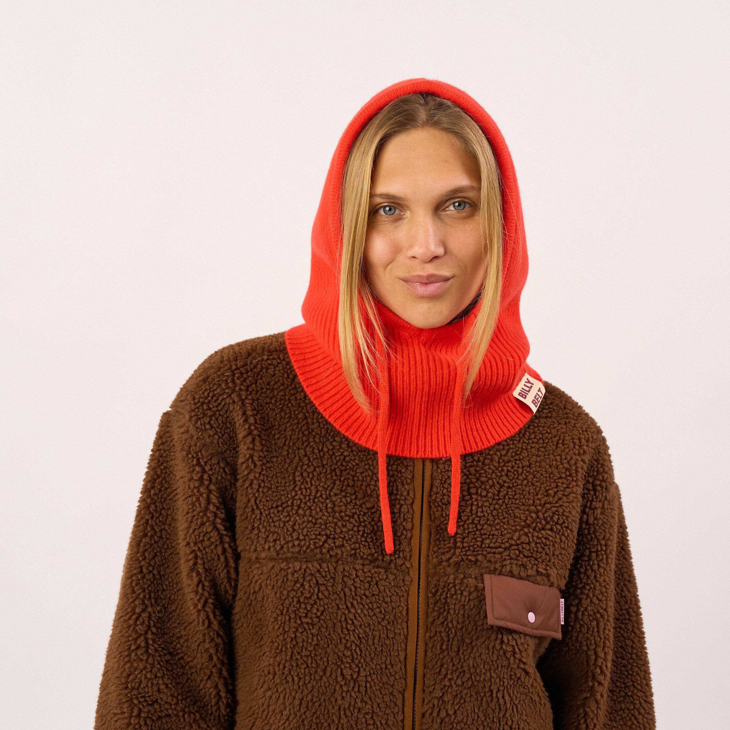 Wool balaclava BILLYBELT Orange