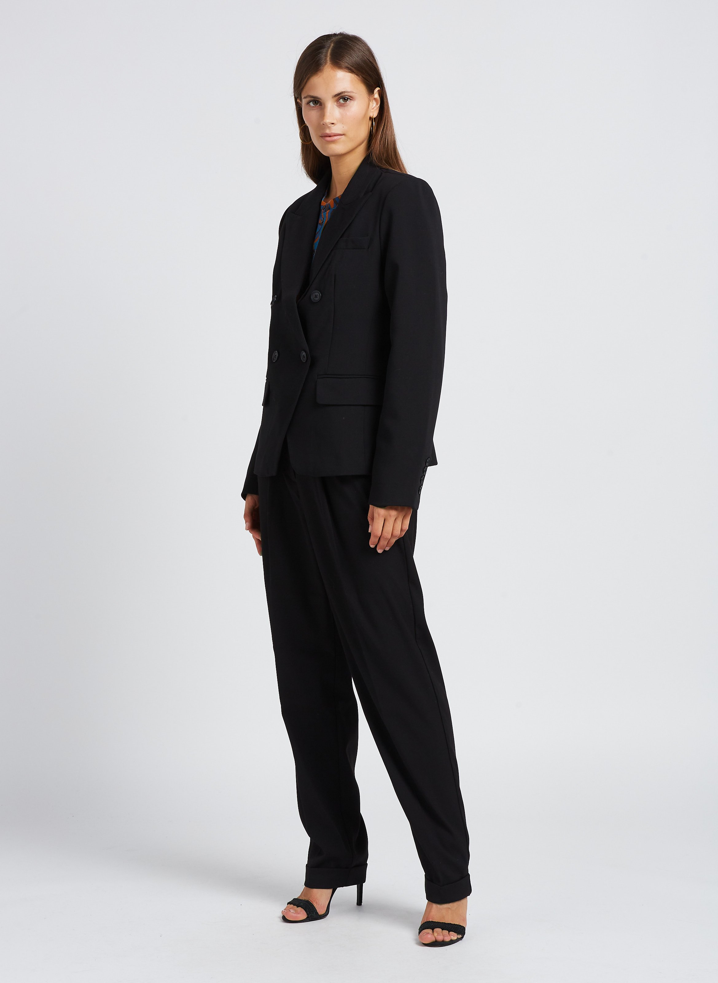 Wijde broek VILA Zwart