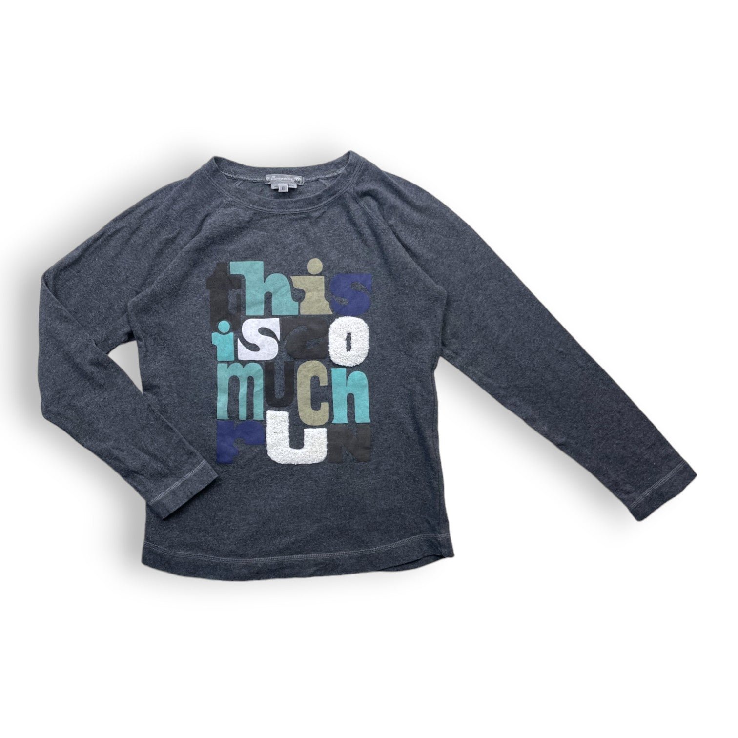 Grey Kids Sweatshirt - 8 years BONPOINT - Seconde Main Grey