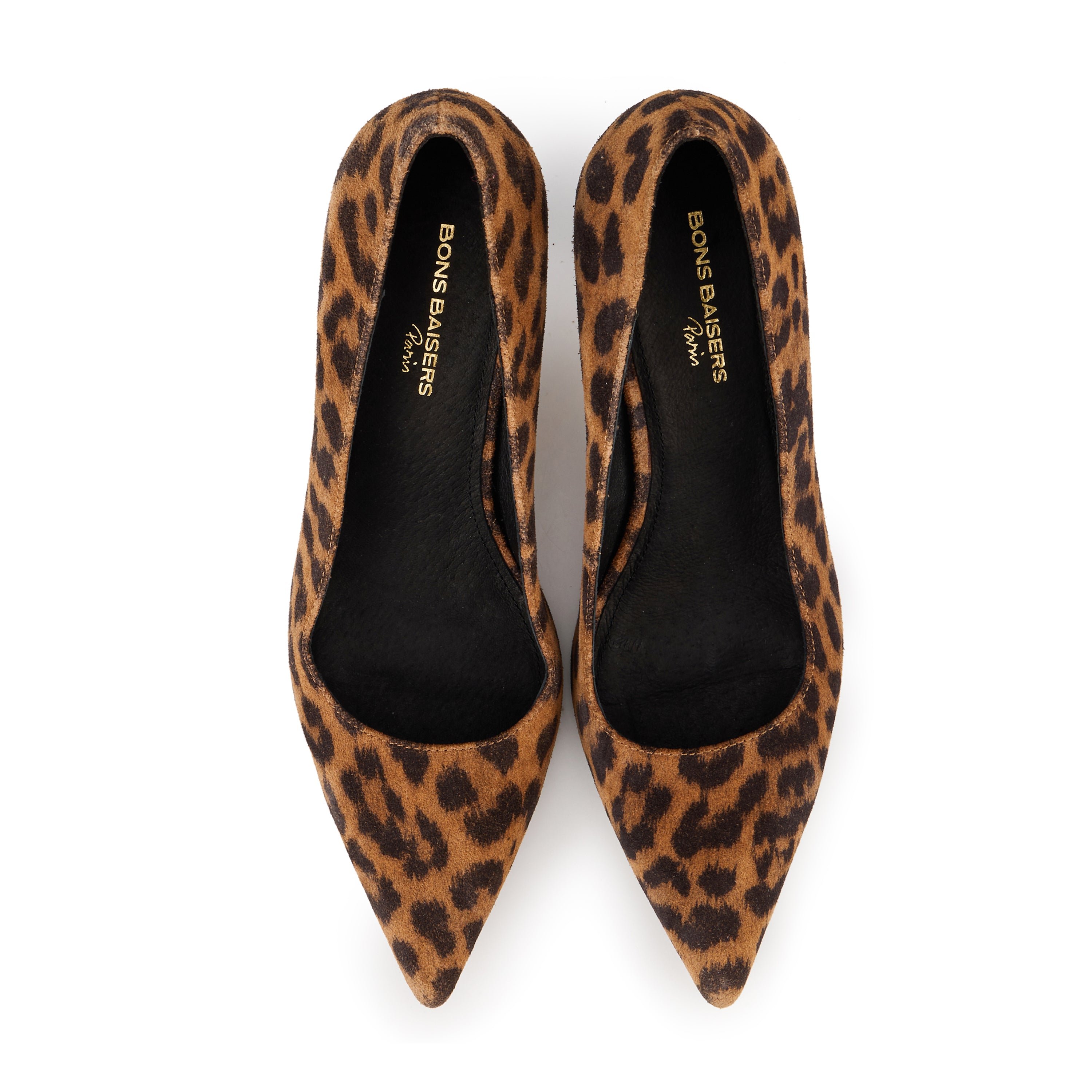 Beyou suede high heels  BONS BAISERS PARIS Brown