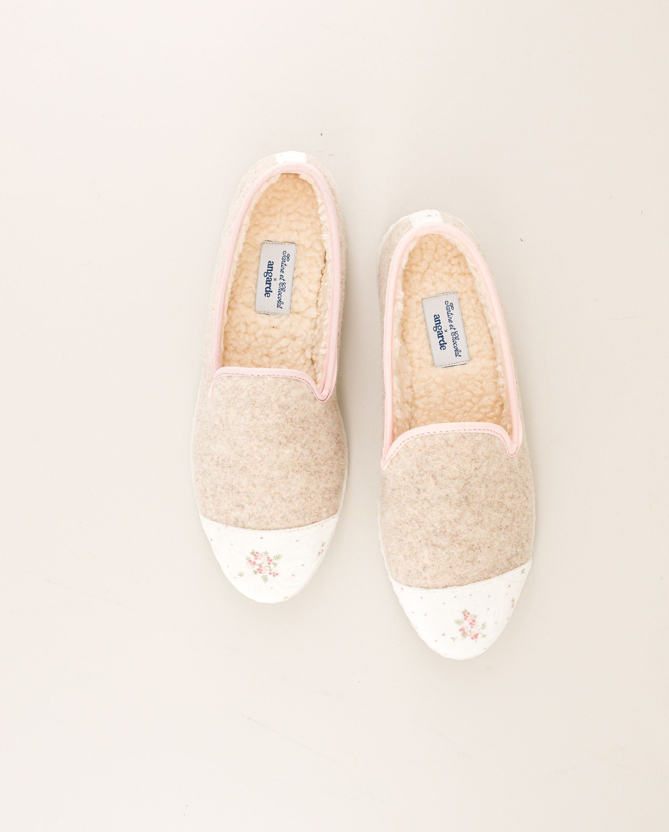 Women's slipper collab' x tartine et chocolat ANGARDE Beige