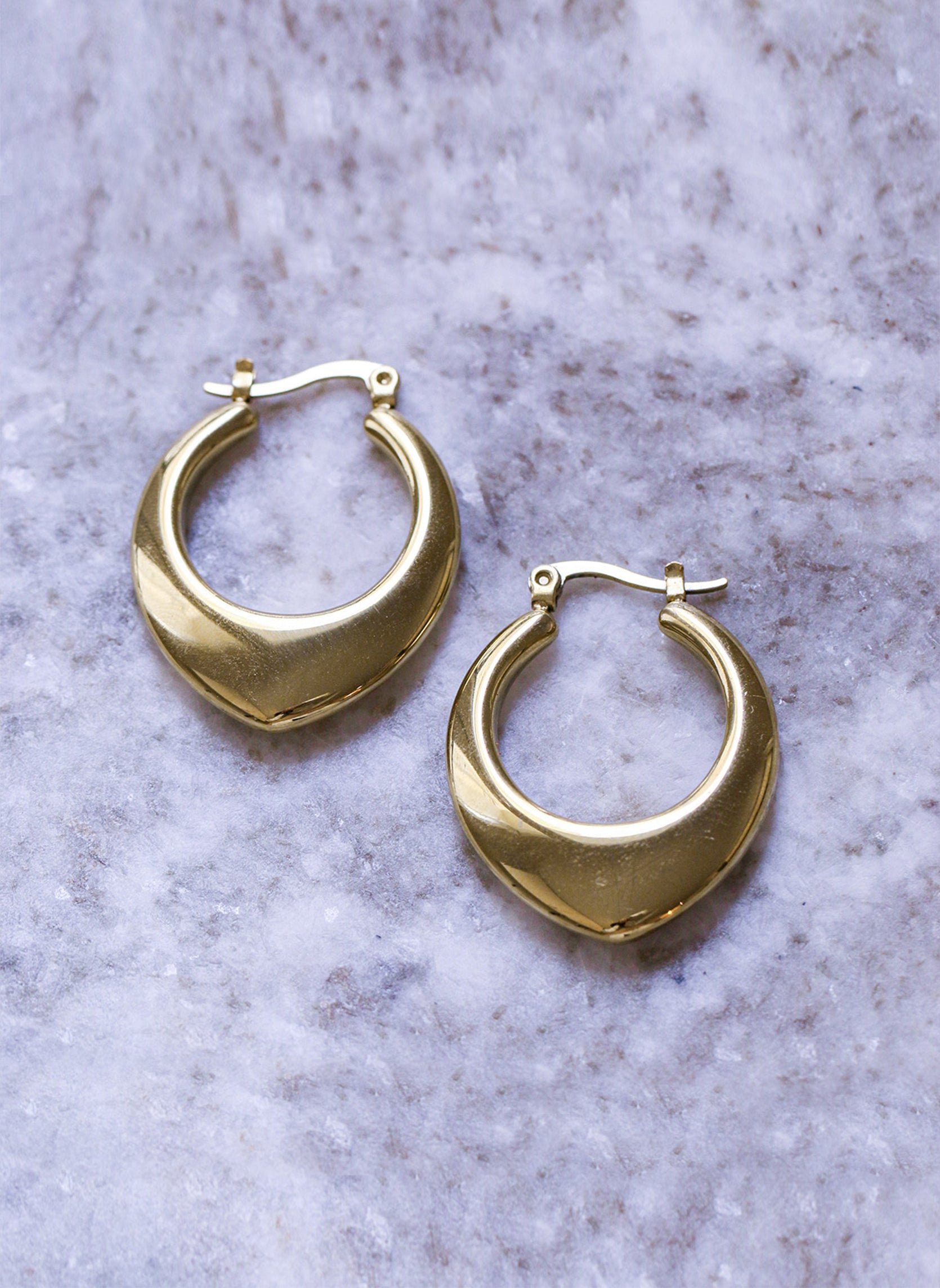 Rigel Hoop Earrings AEC Paris Golden