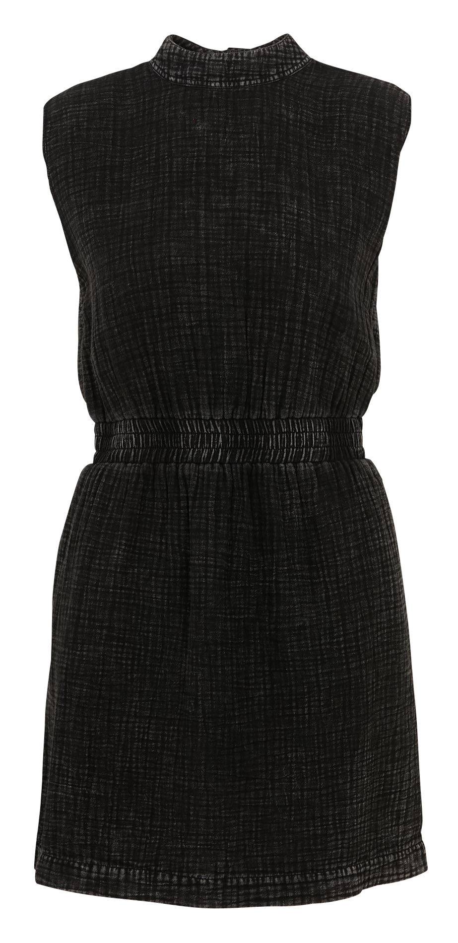 Kurzkleid aus Viskose-Mix IKKS Grau