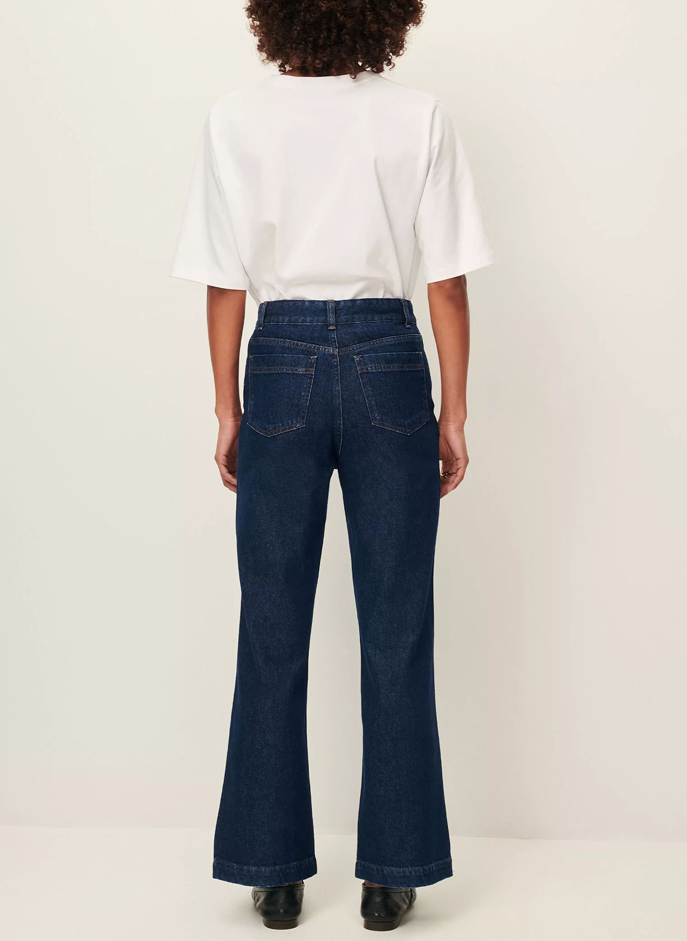 Cotton straight jeans SESSUN Blue