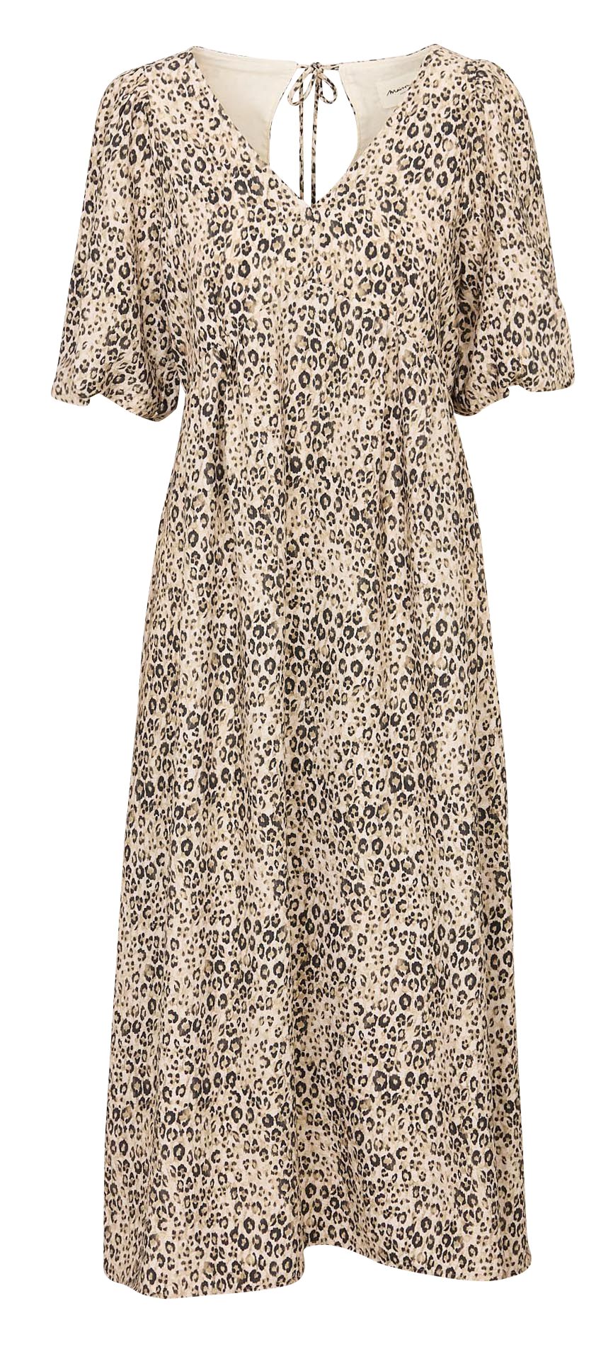 Robe longue col V imprimée MAISON 123 Blanc