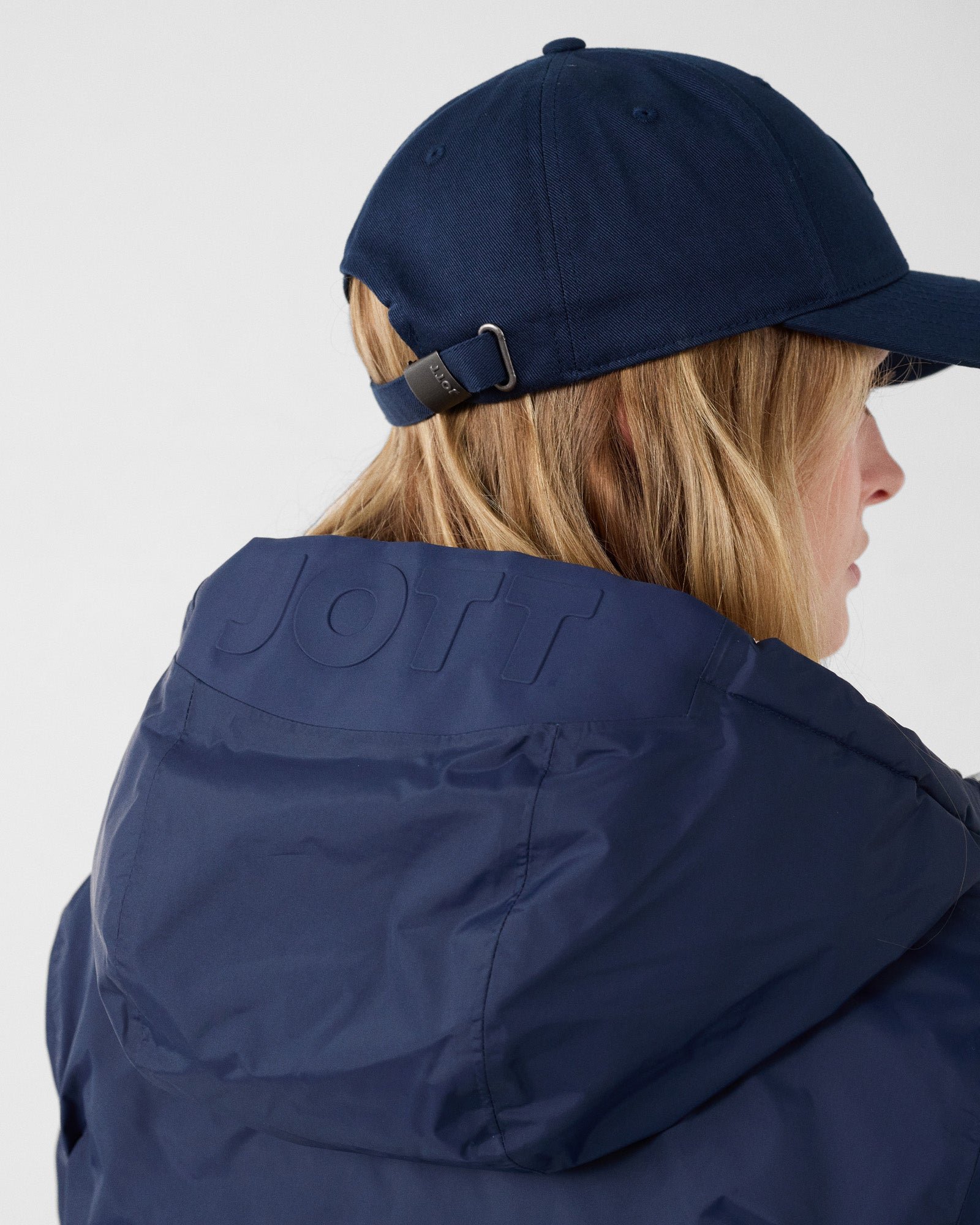 Bergamo navy/petal pink reversible jacket JOTT Blue