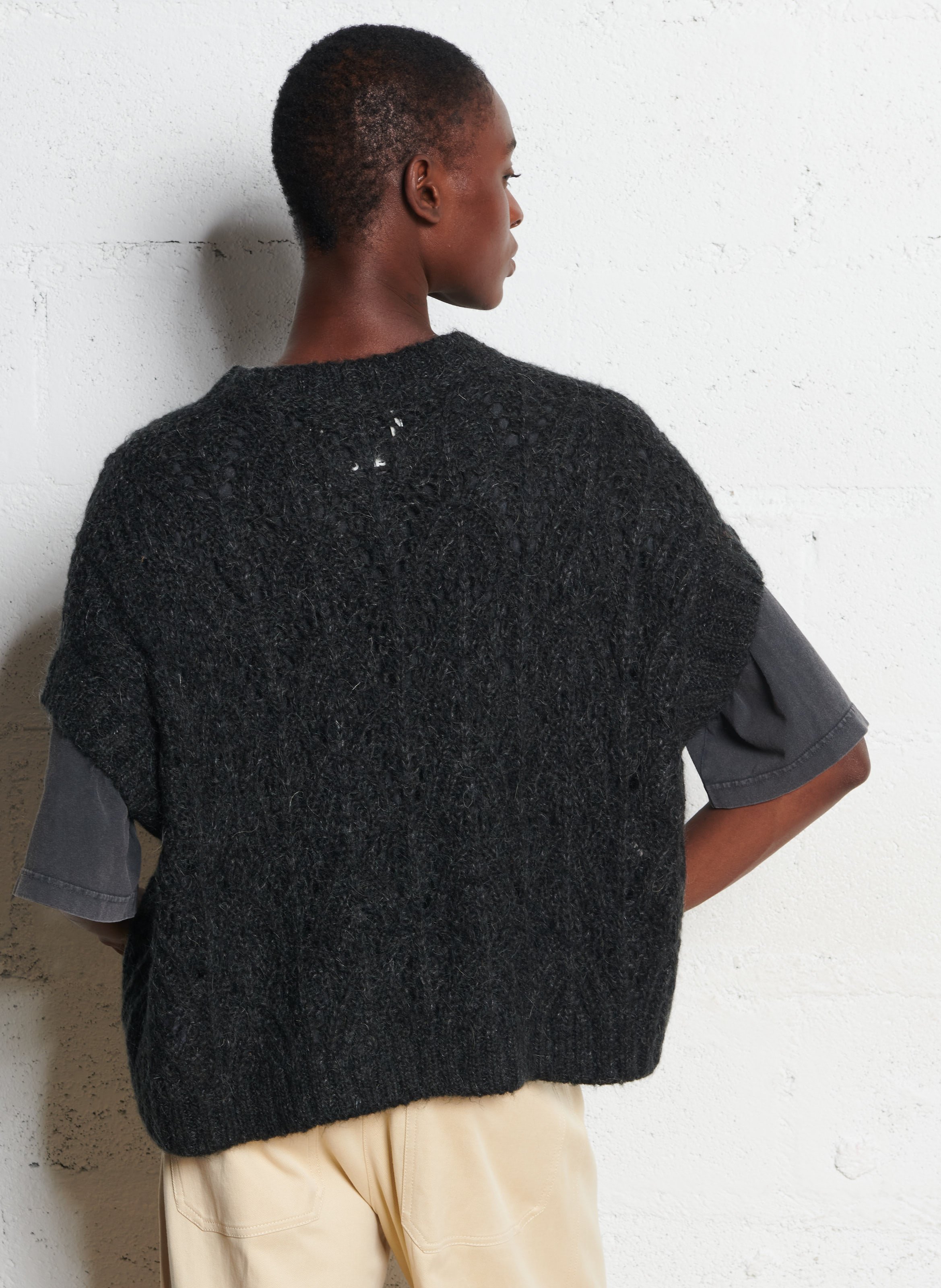 T-shirt met korte mouwen, ronde hals, effen BELLEROSE Veelkleurig