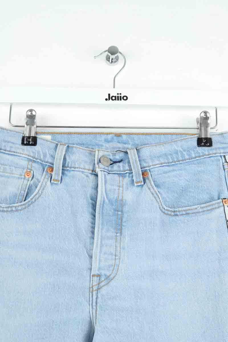 Cotton straight jeans LEVI'S - Seconde main Blue