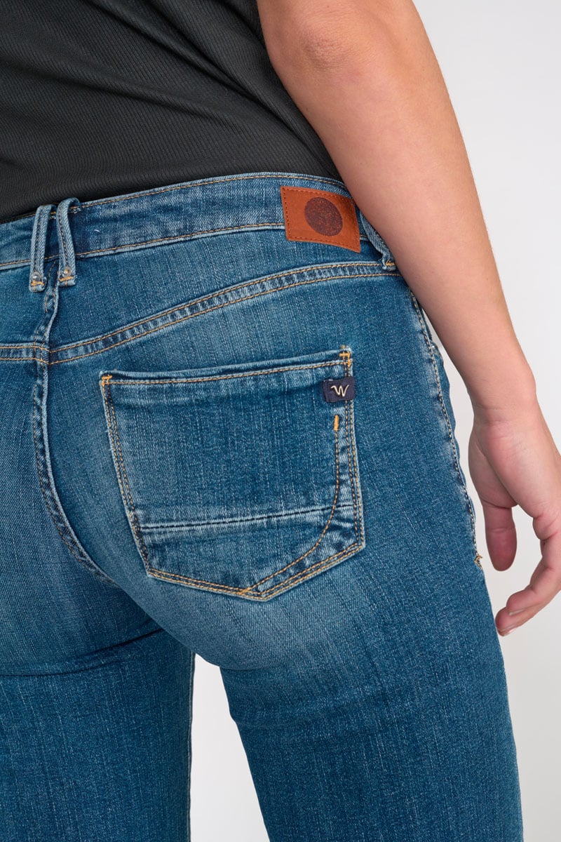 Flare jeans, length 34 LE TEMPS DES CERISES Blue