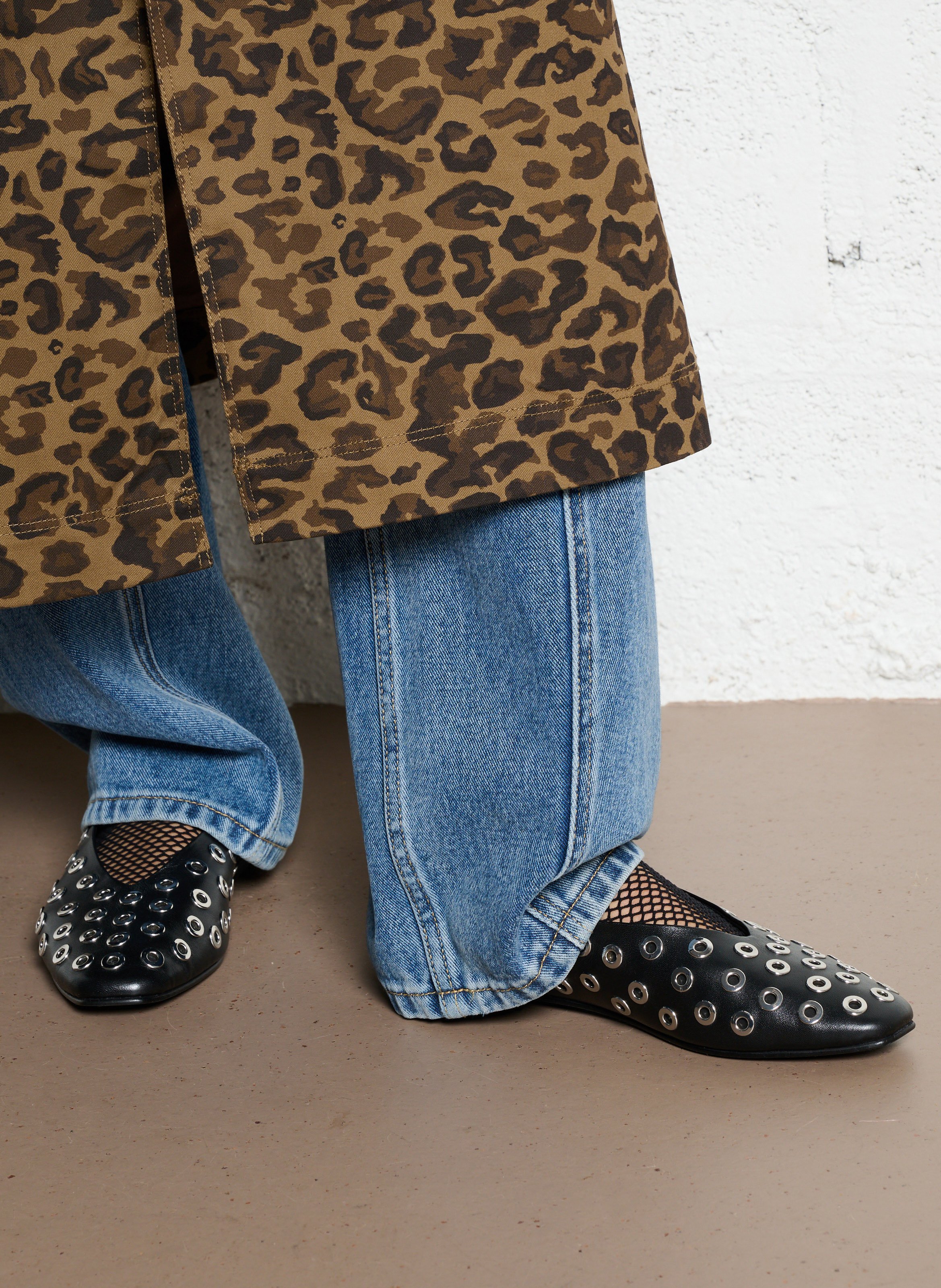 Ballerines en cuir BERENICE Noir