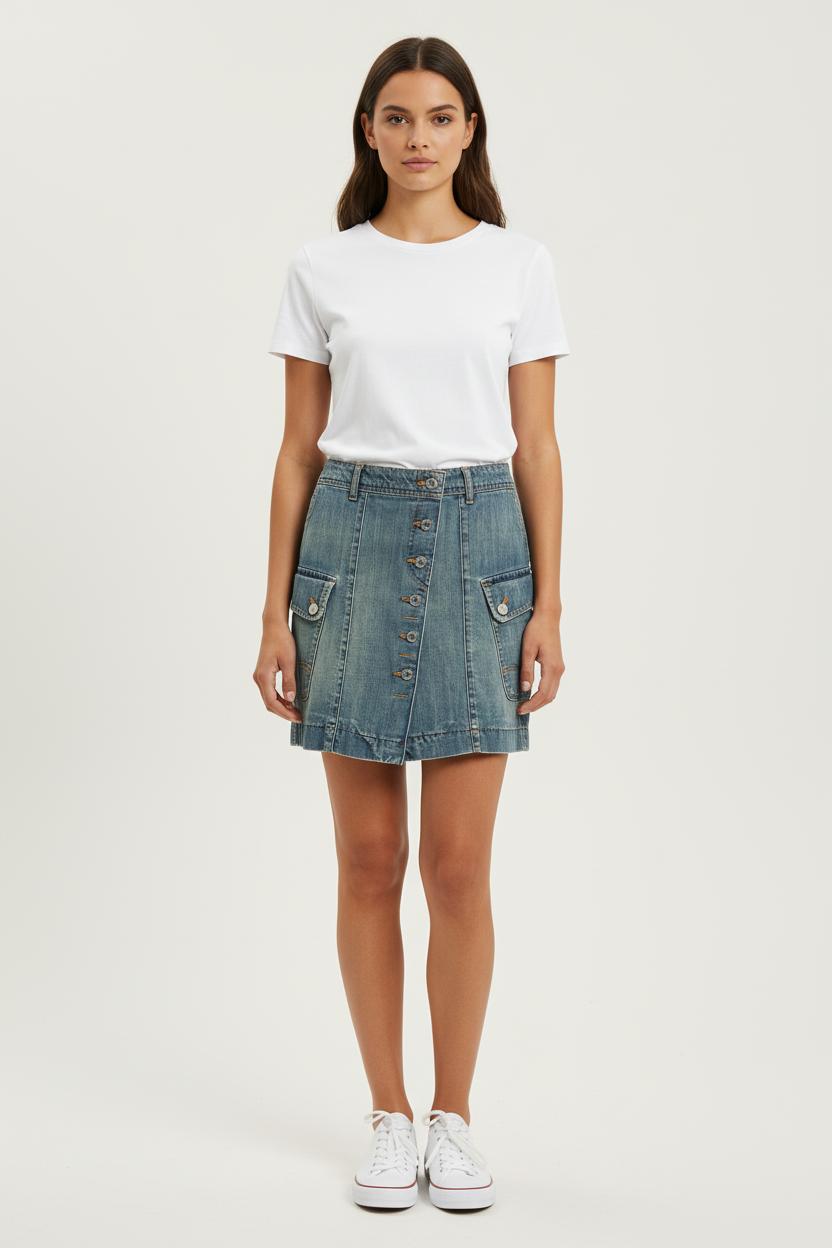 Short & midi skirt LEVI'S - Seconde main Blue