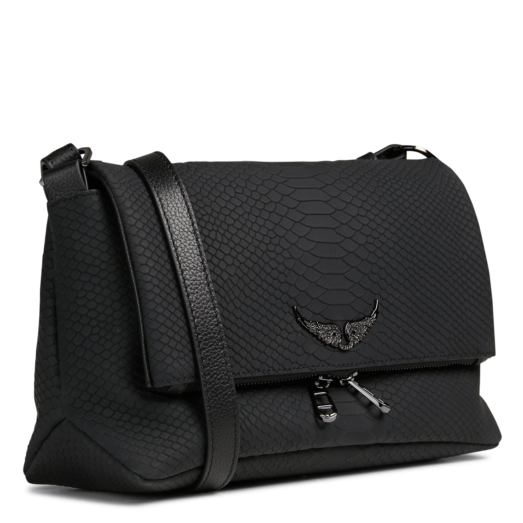 Leren clutch ZADIG&VOLTAIRE Zwart