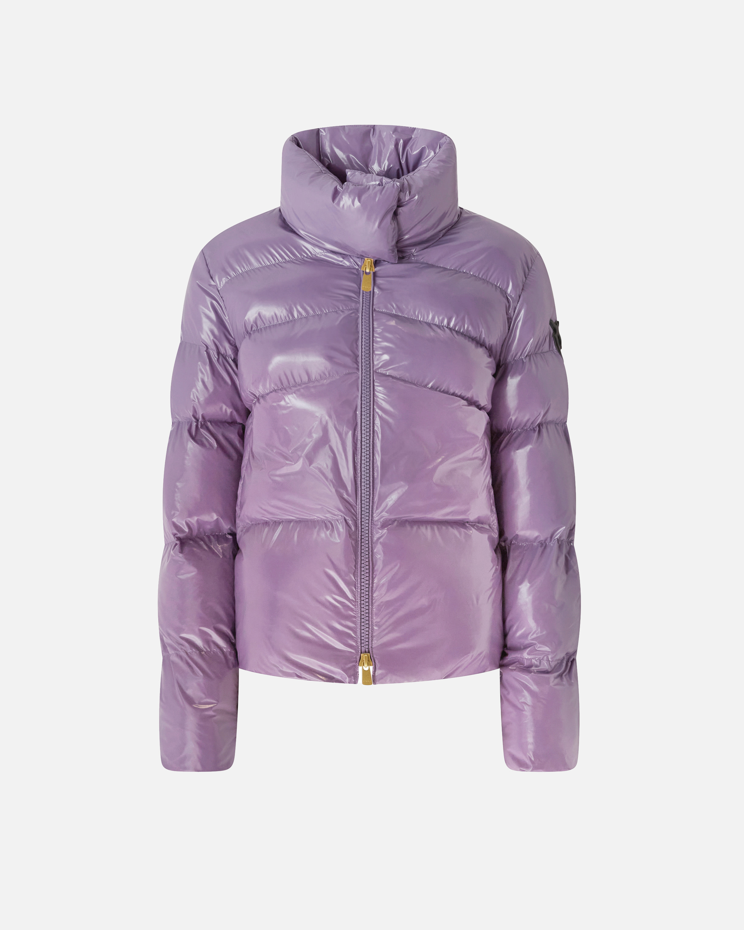 Crystal nylon pea coat  Violet