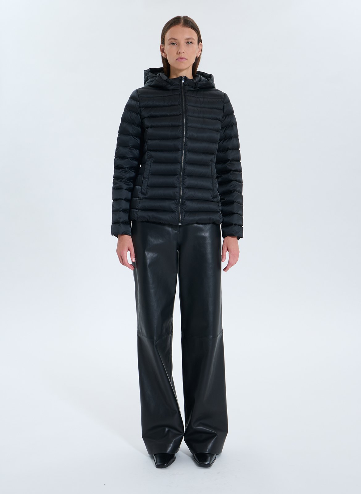 High-neck padded jacket ZAPA Black