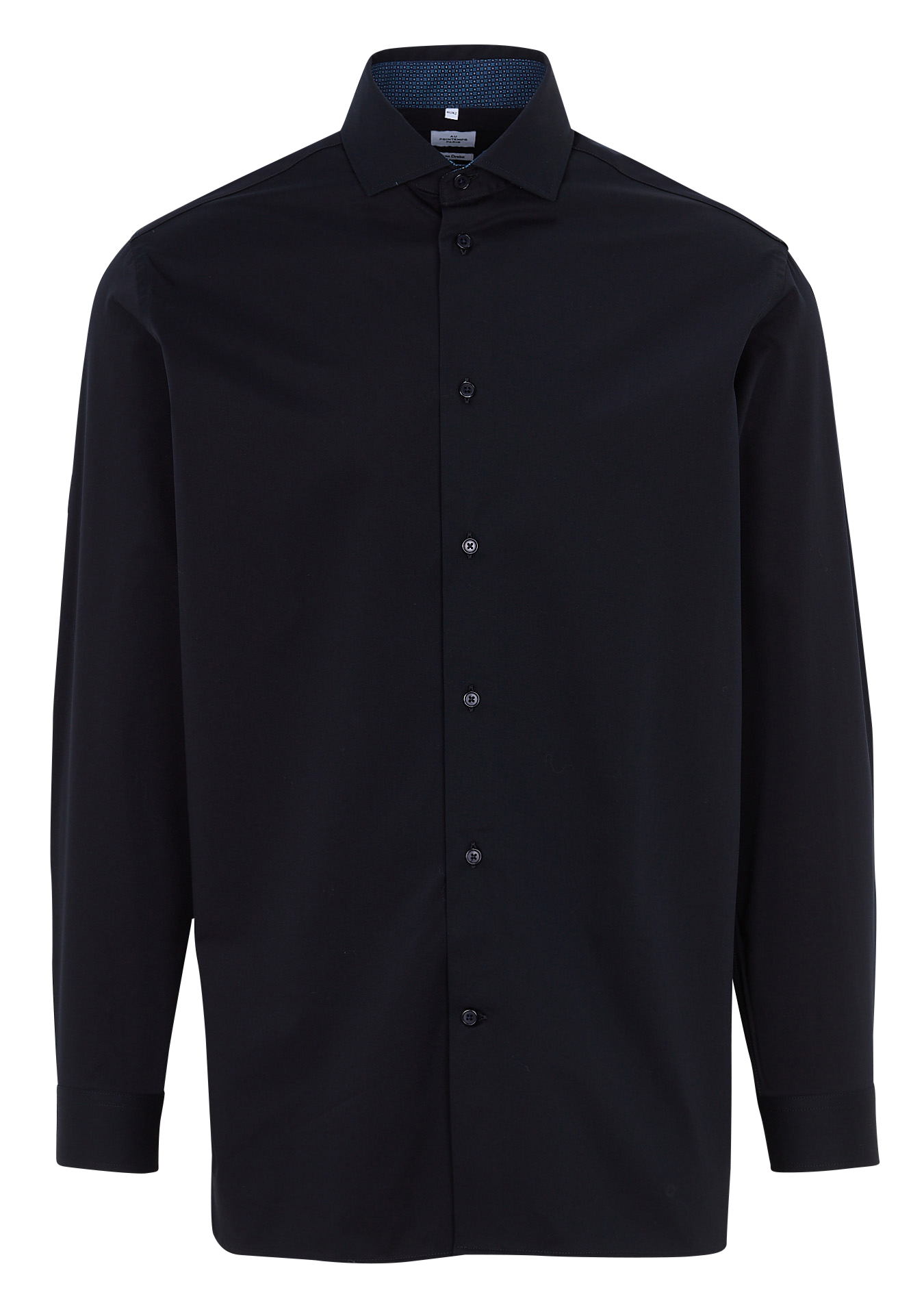 Regular-fit cotton shirt with classic collar AU PRINTEMPS PARIS
