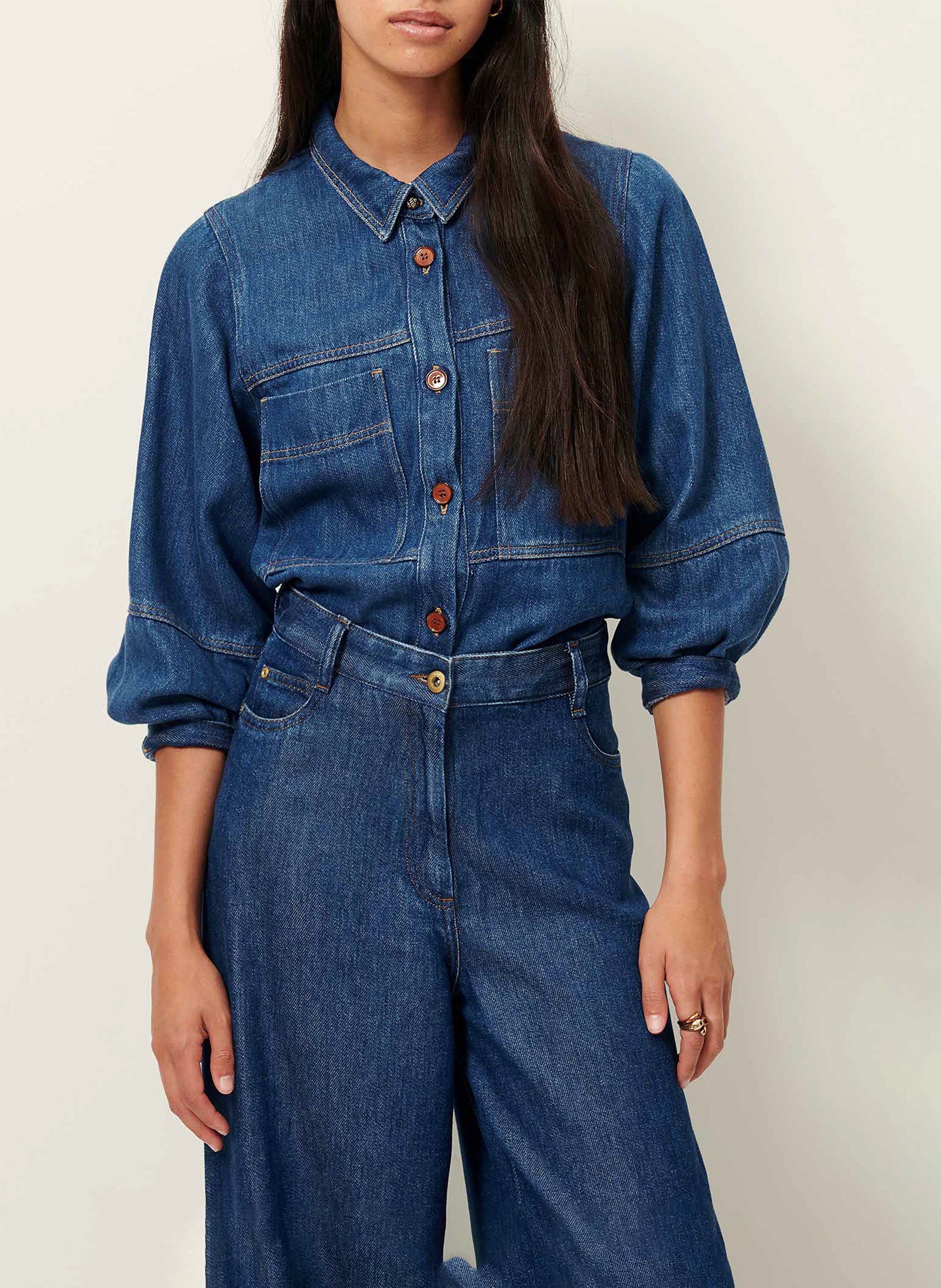 Driekleurig jeansjasje SESSUN