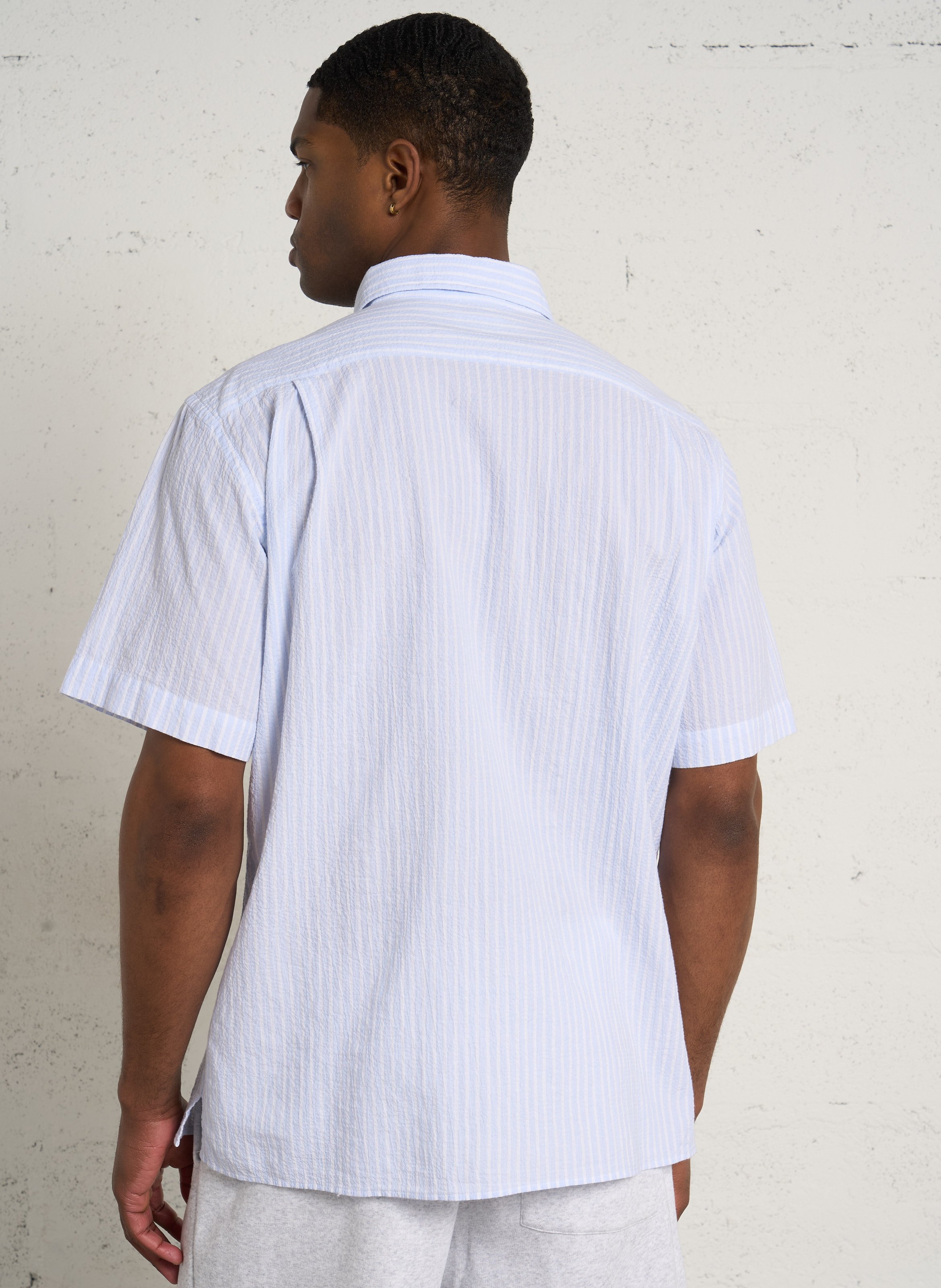 Bluse aus Baumwoll-Mix mit klassischem Kragen HARTFORD Mehrfarbig