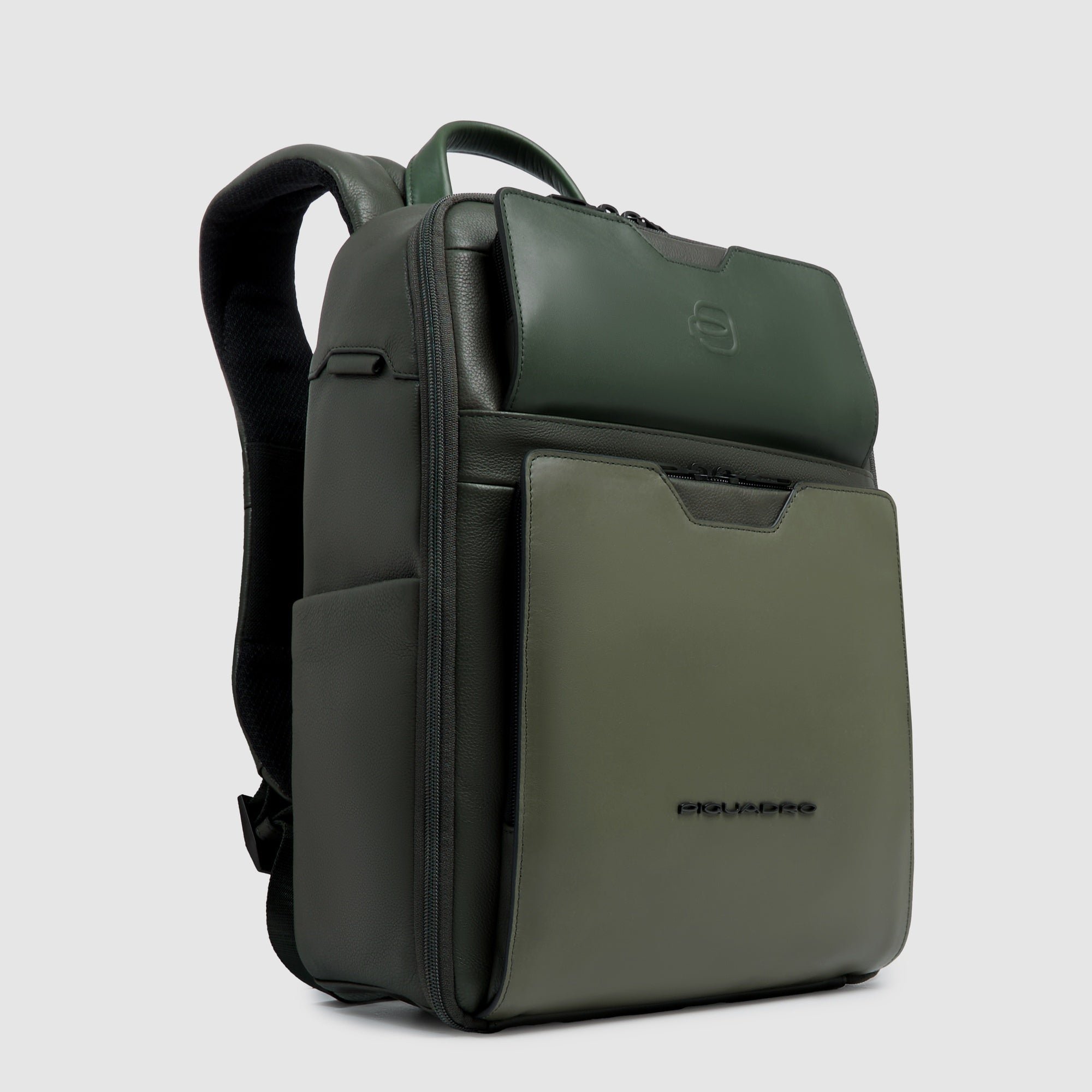 Travel backpack for 13.3" laptop PIQUADRO Green