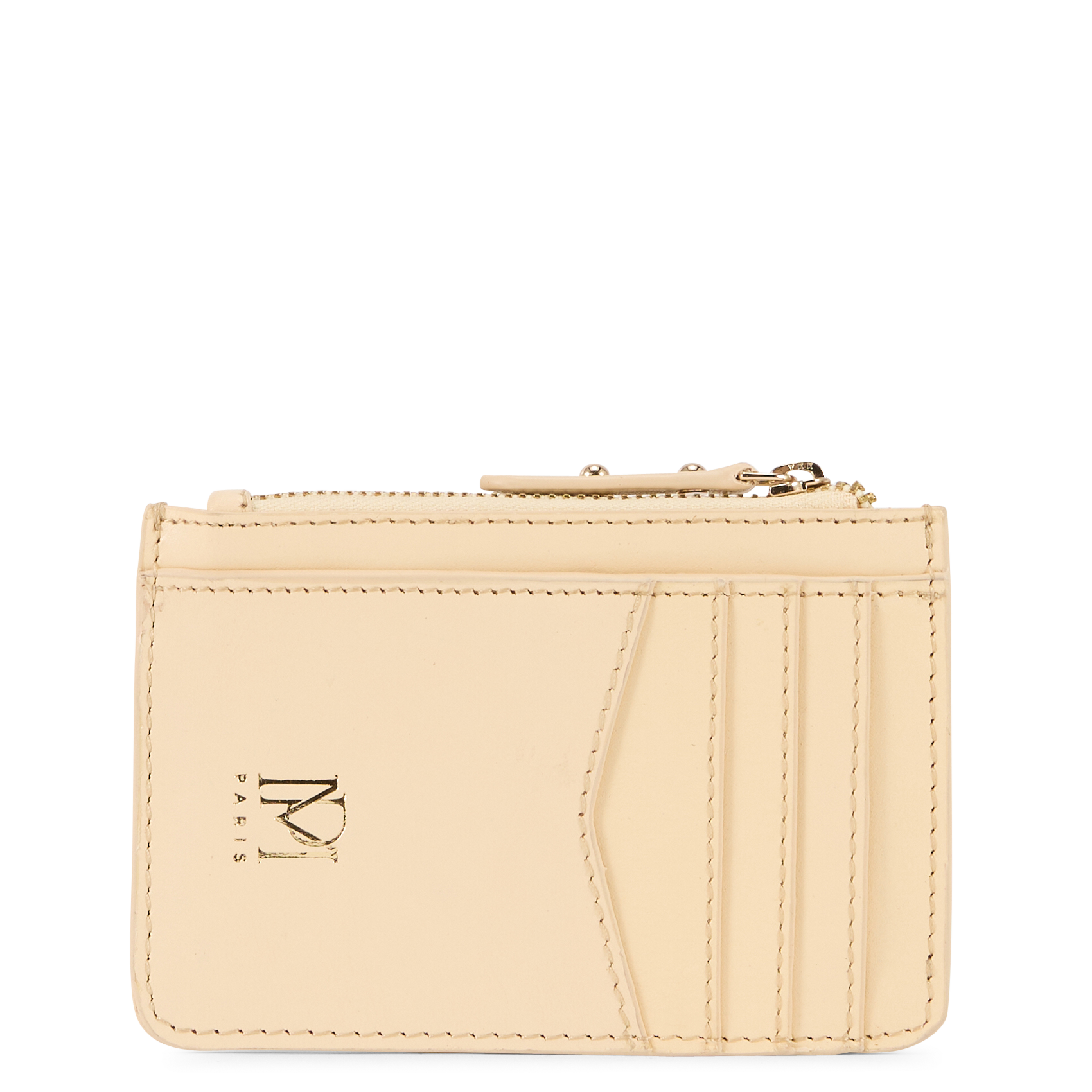 - 100 % Leder, - 6 Kartenschlitze, - 1 zentrale Tasche, - Maße: B10 x H7 cm. PETITE MENDIGOTE