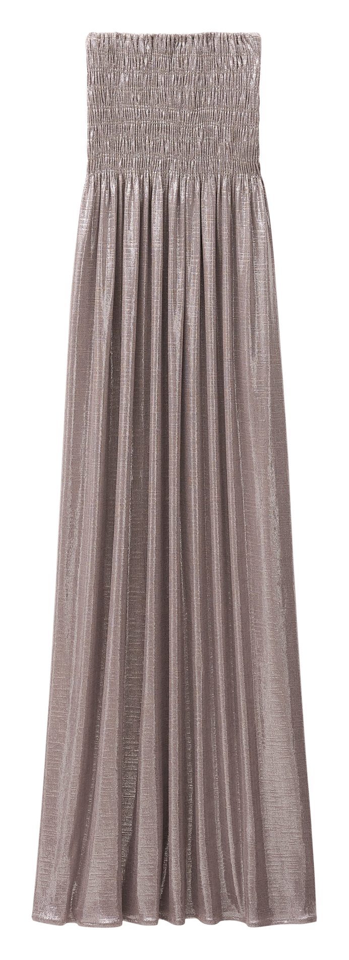 Lange strapless jurk BA&SH Zilver