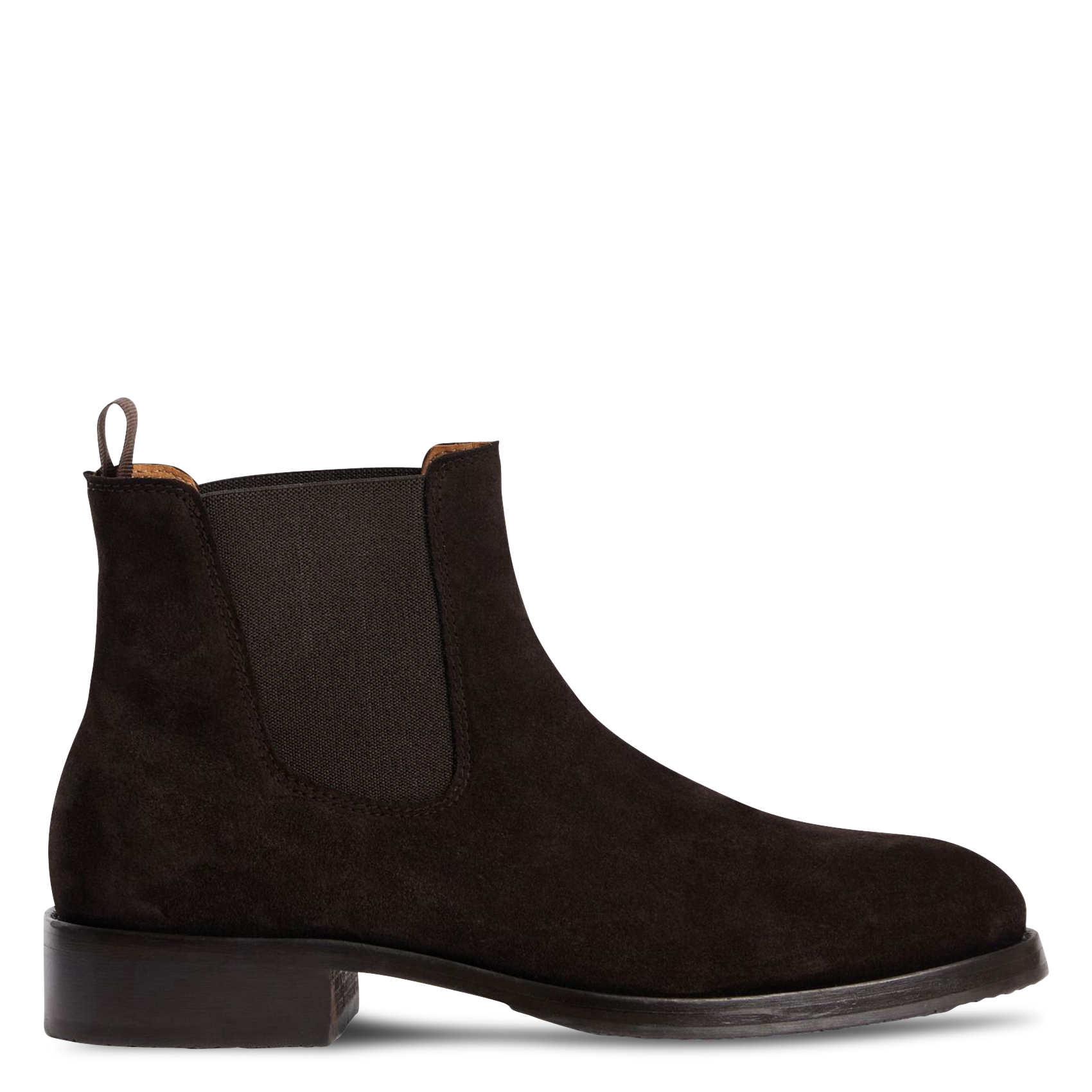 Leather mid-calf boots SANDRO Brown