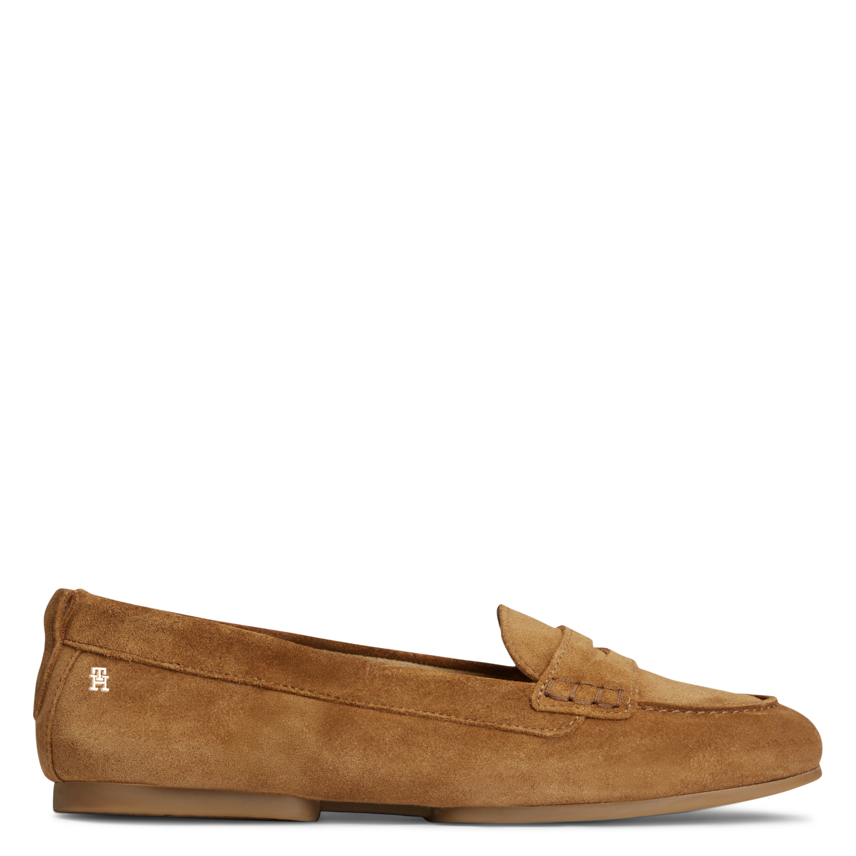 Leren loafers TOMMY HILFIGER Bruin