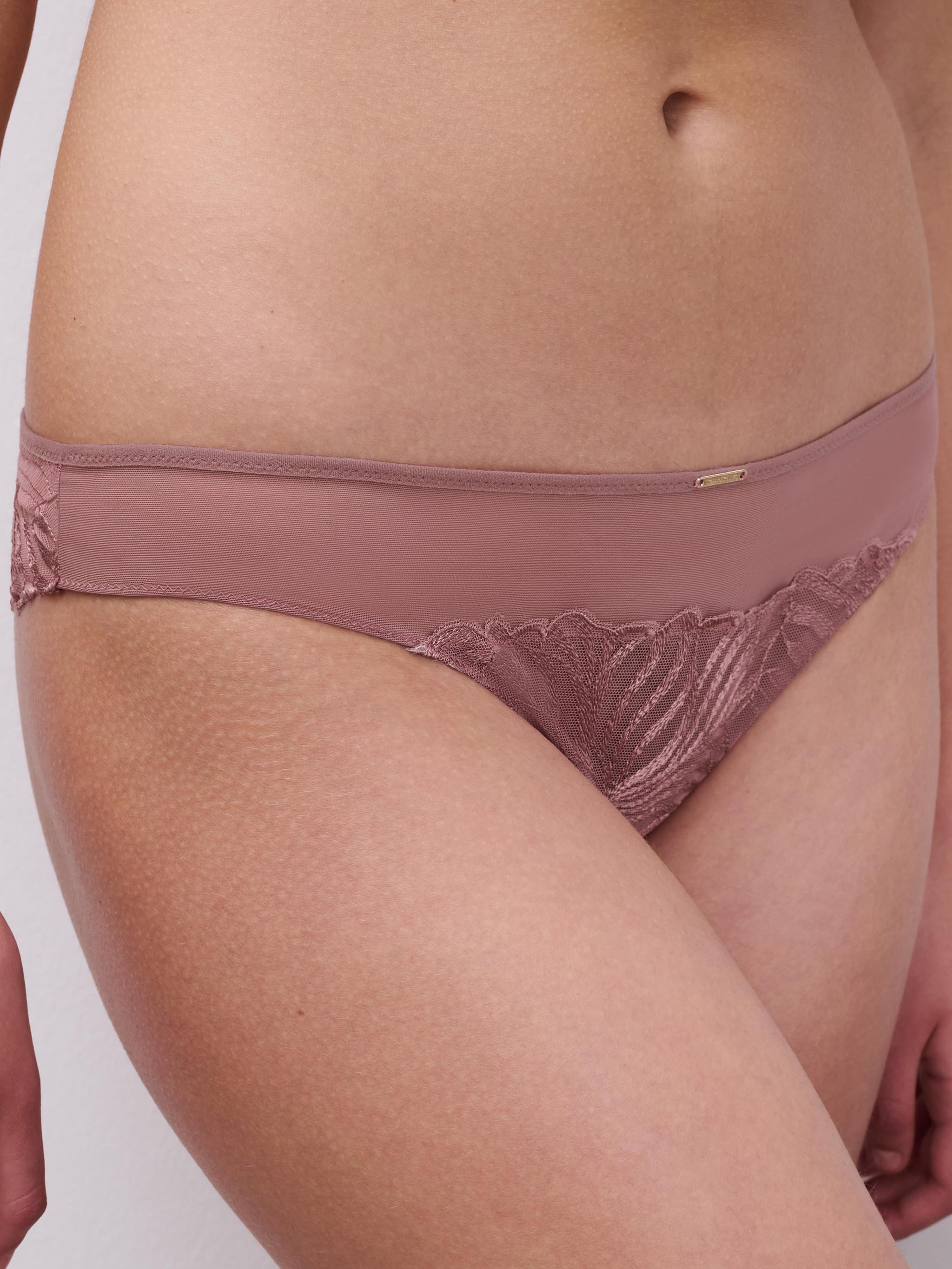 Cotton tanga | Brown CHANTELLE Women
