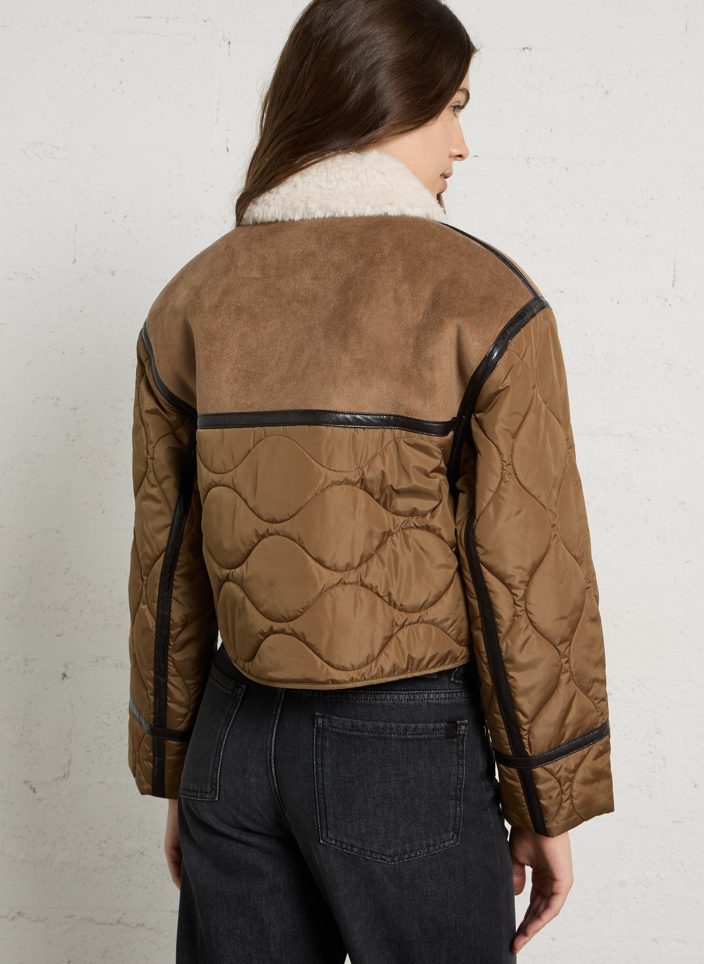Short oversized jacket MAX MARA WEEK END Beige
