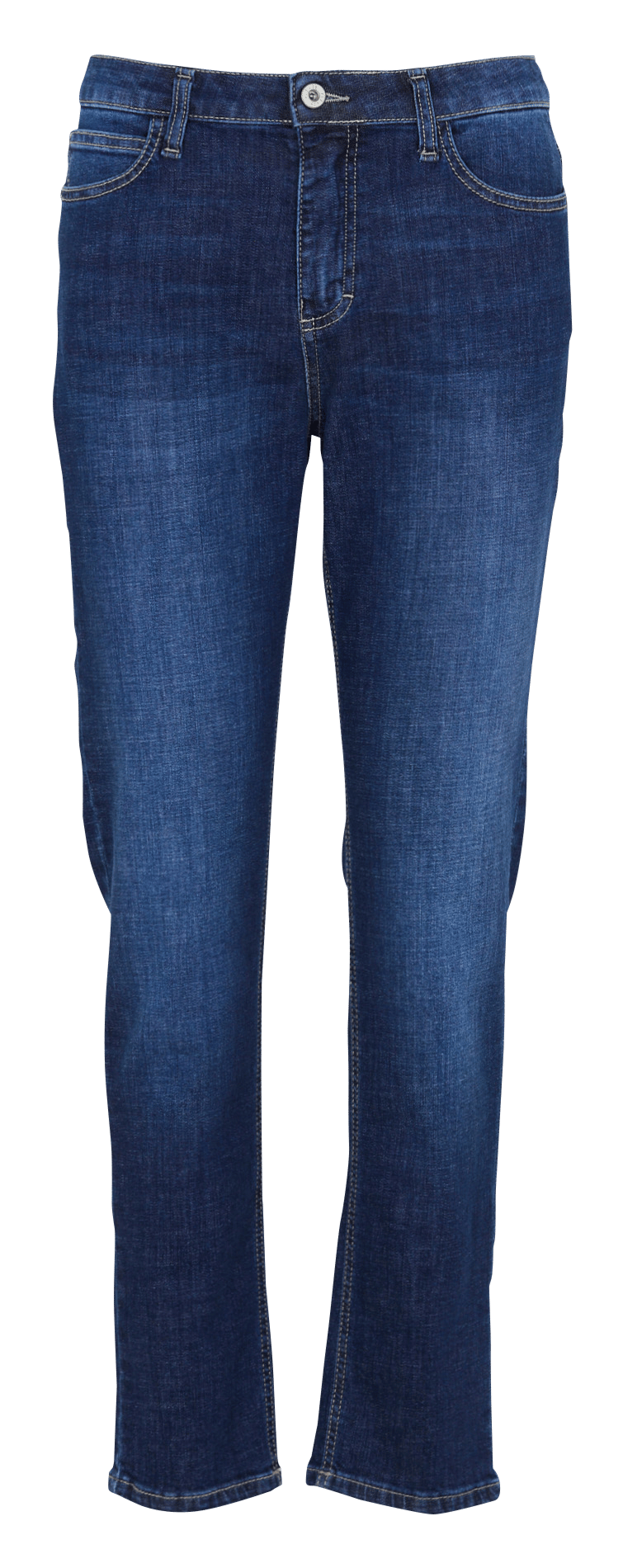Straight Cut Jeans aus Baumwoll-Mix PLEASE Blau