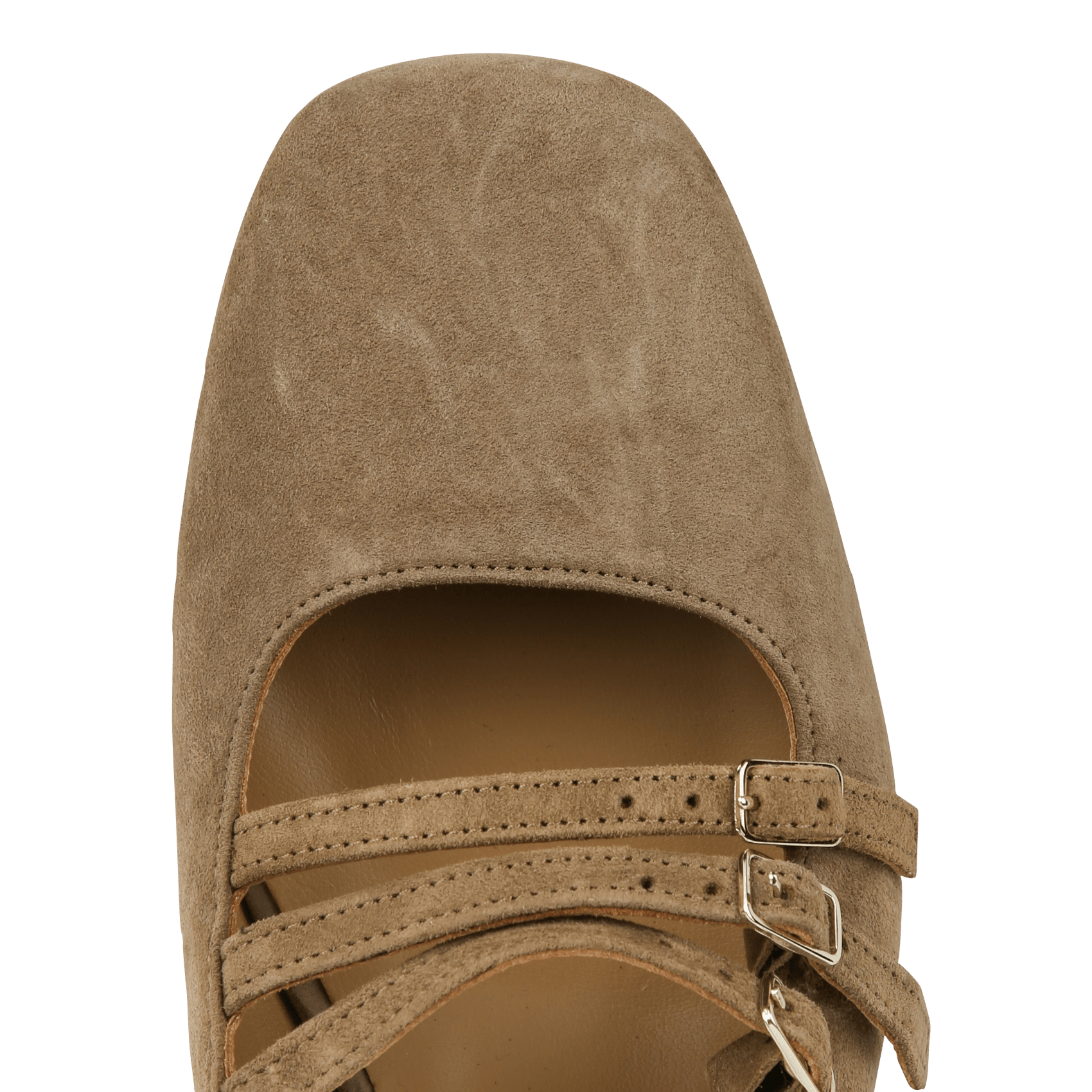 Smooth leather Mary Janes | Beige BOCAGE Women