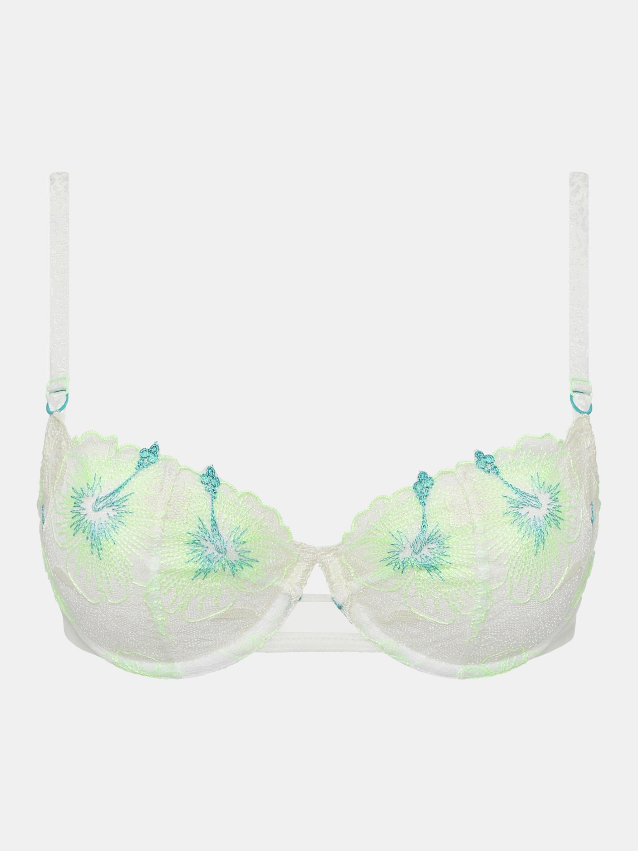 Balconette bra with embroidery CHANTELLE PULP Pink