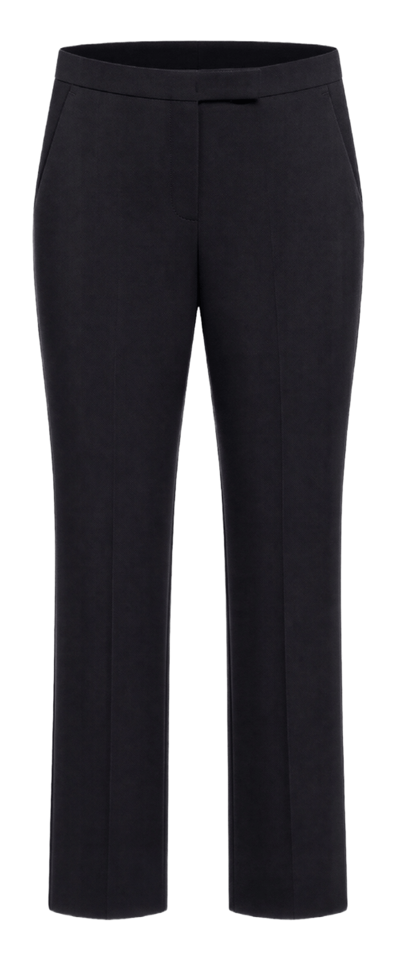 Pantalon droit en laine mélangée PABLO Noir