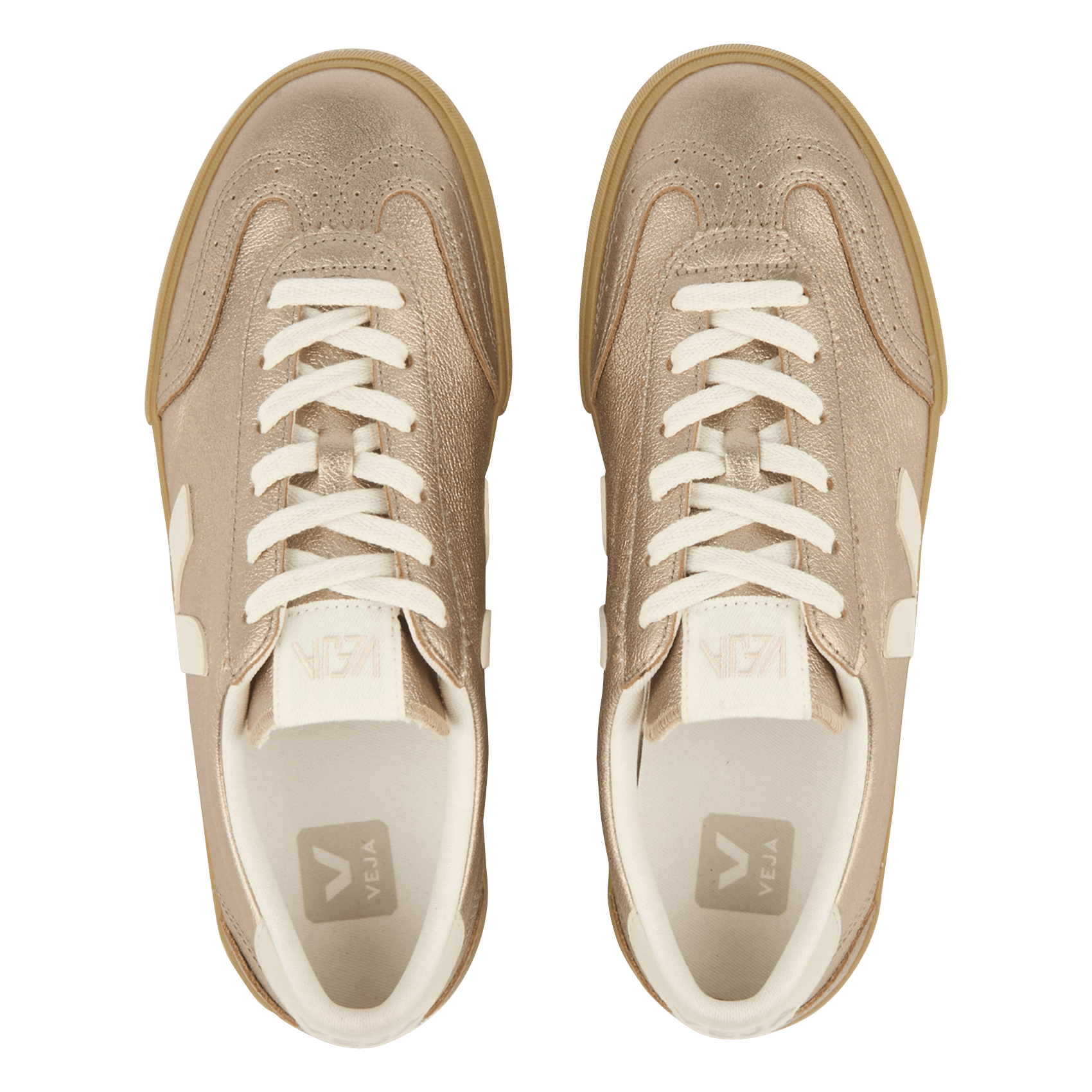 Niedrige Ledersneaker VEJA Golden