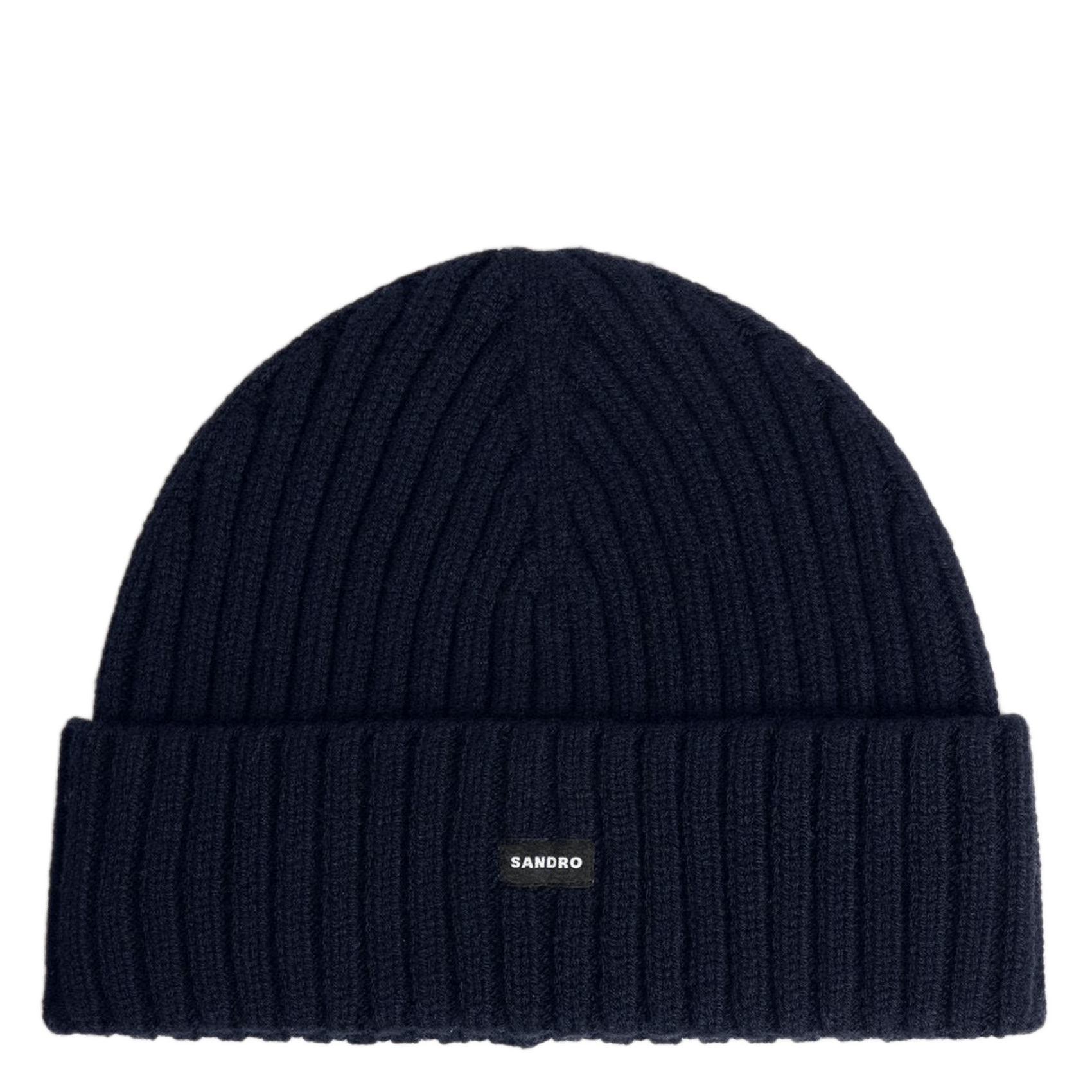 Bonnet côtelé SANDRO Bleu