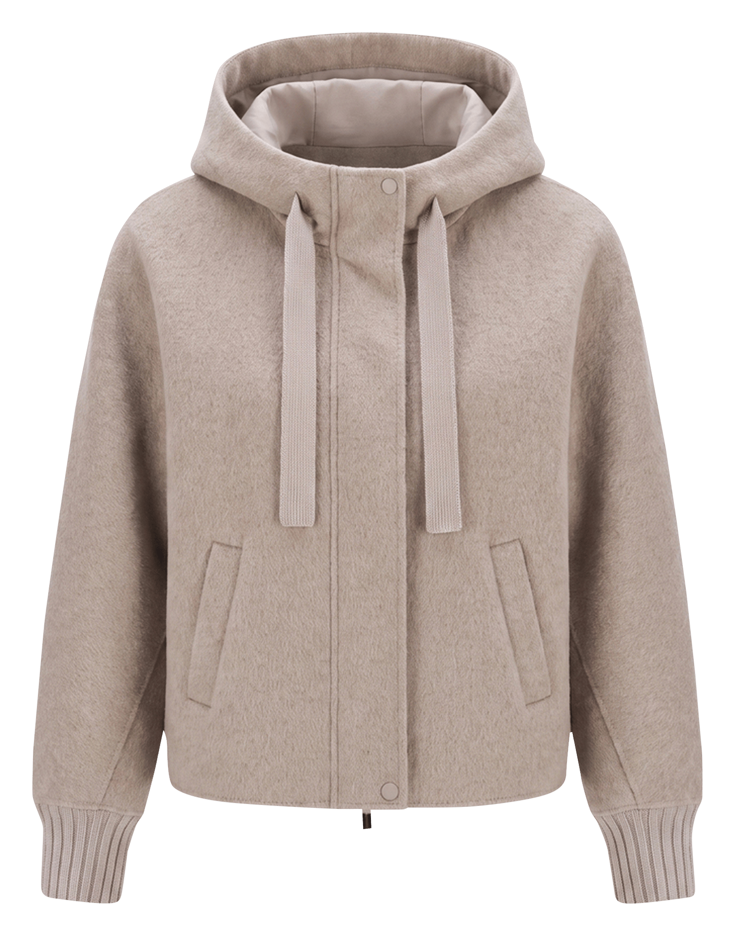 Veste droite en laine mélangée GERARD DAREL Beige