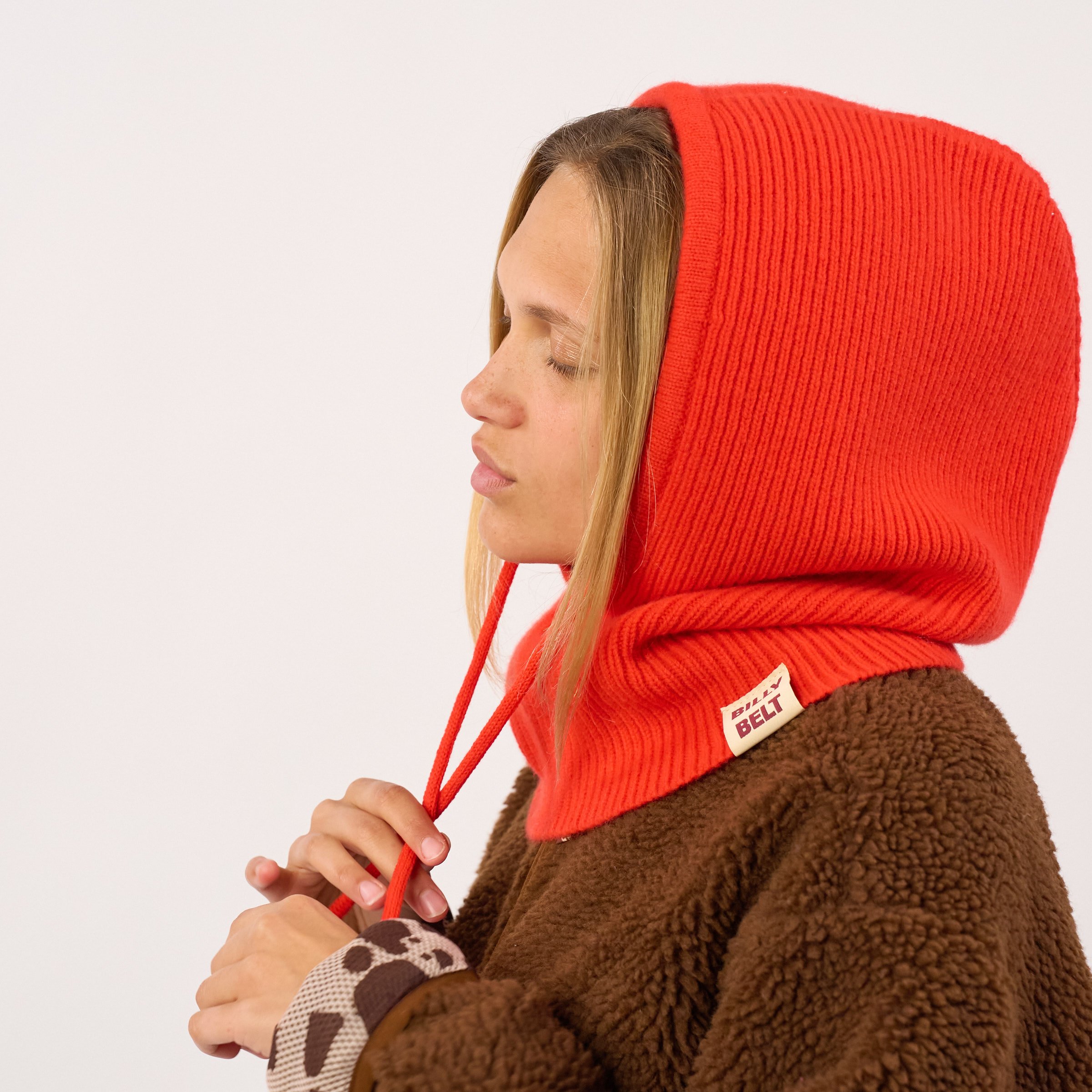 Wool balaclava BILLYBELT Orange