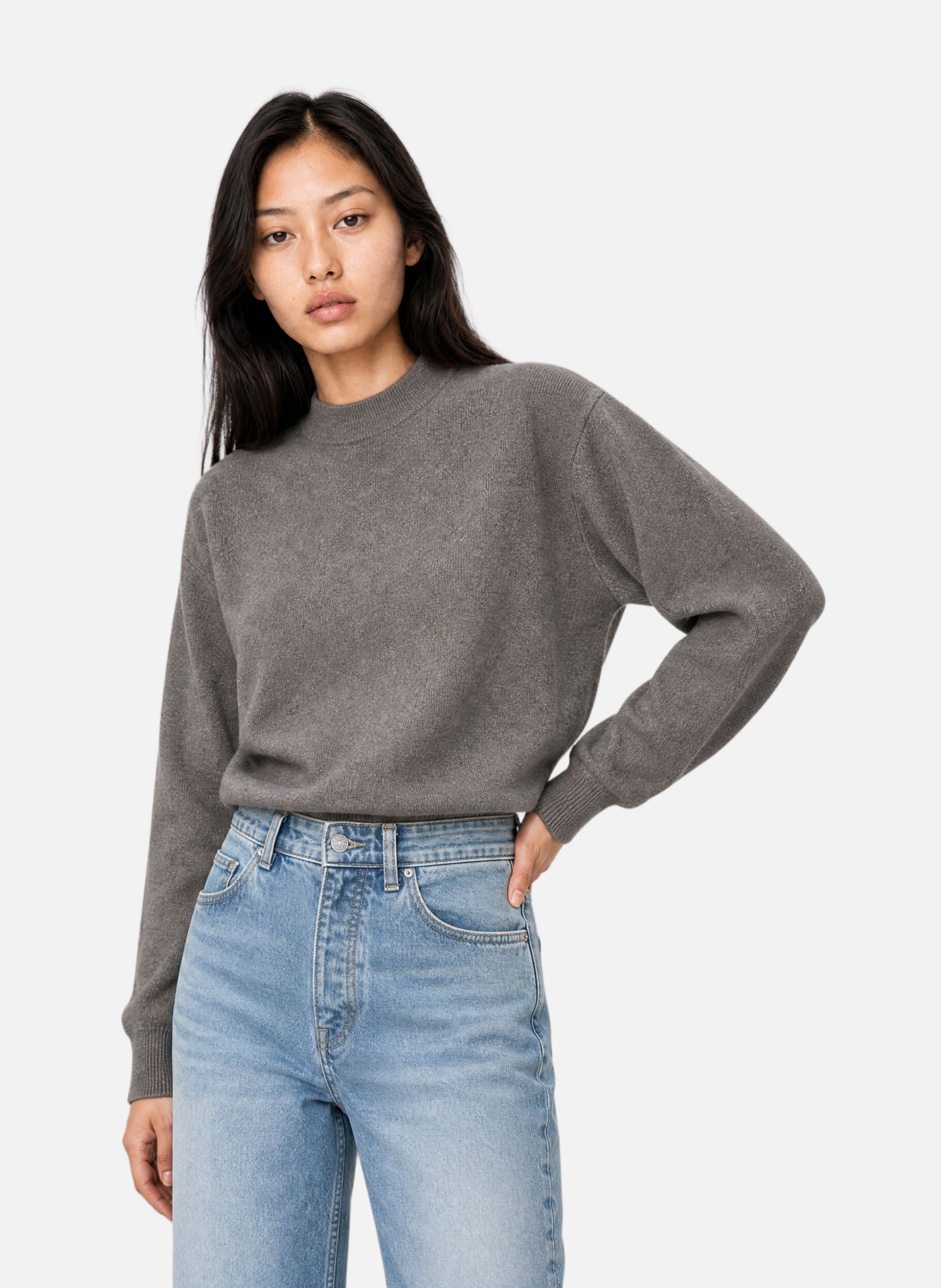 Wool and cashmere sweater THE KOOPLES Brown