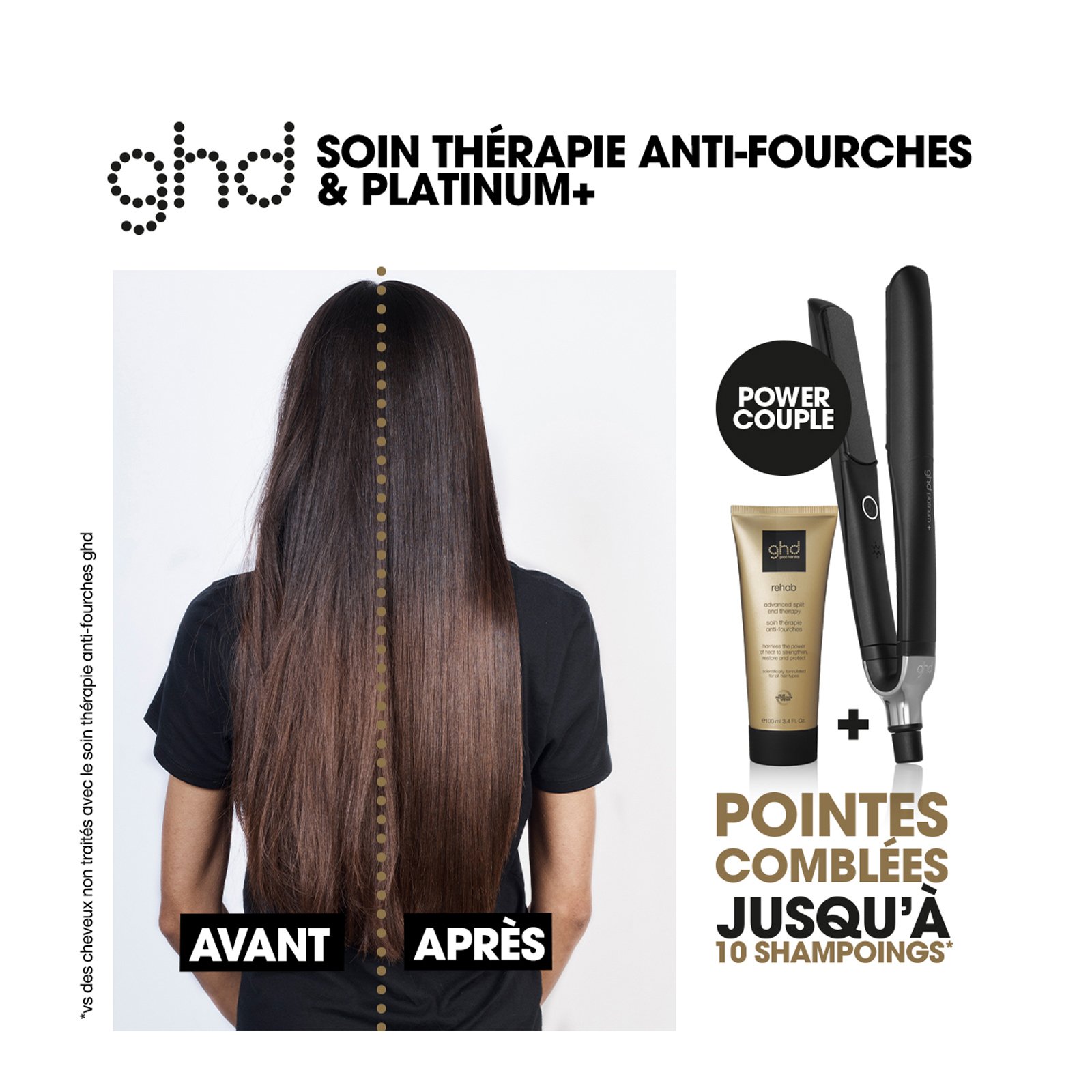 Rehab - Advanced Split End Therapy GHD Noir