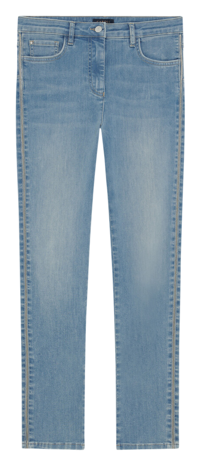 Stone Washed Slimfit-Jeans aus Baumwoll-Mix CAROLL Blau