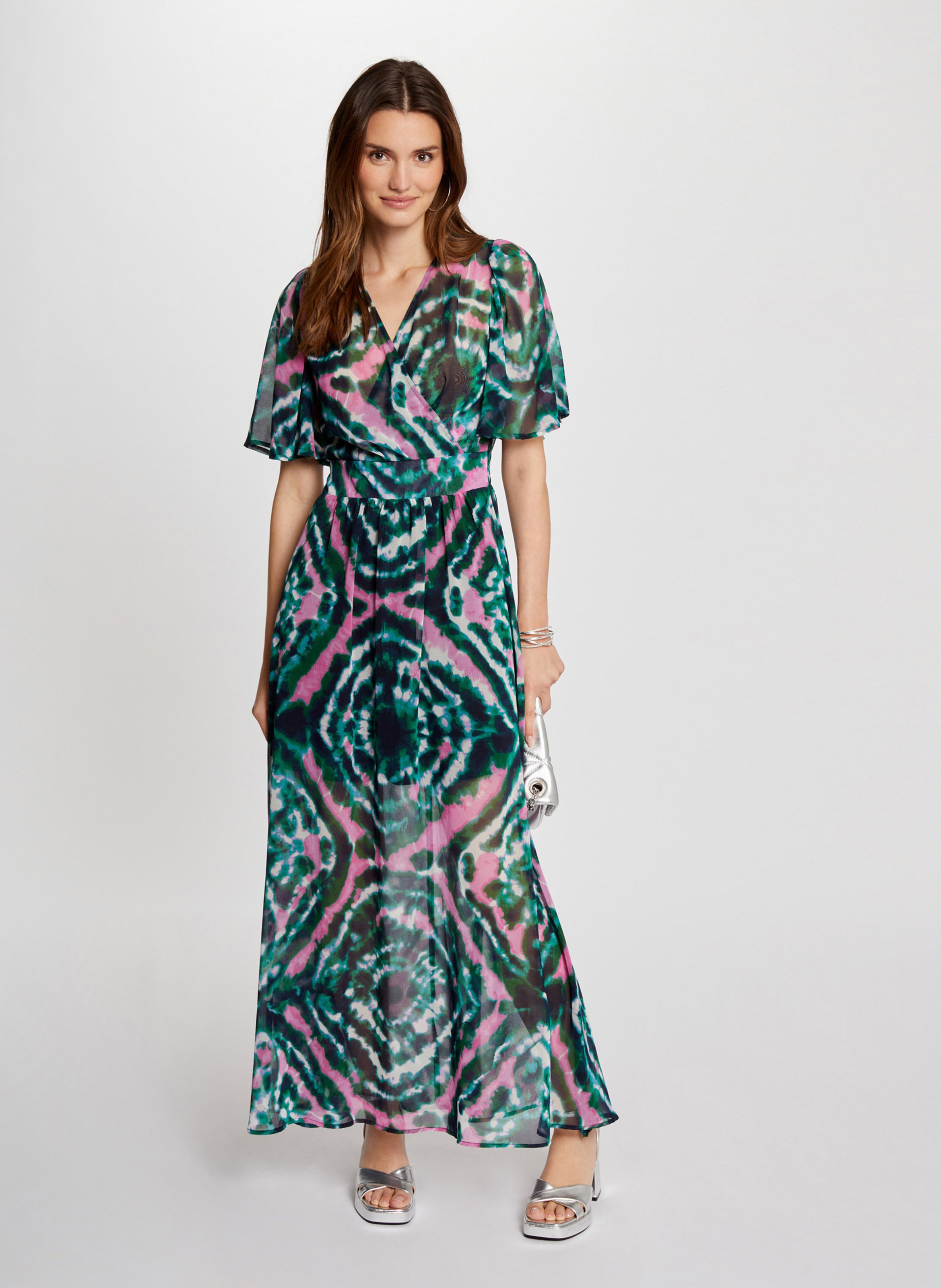 Long Flowing Printed Dress Multico Morgan Women 98906 900 MULTICO Place des Tendances United Kingdom