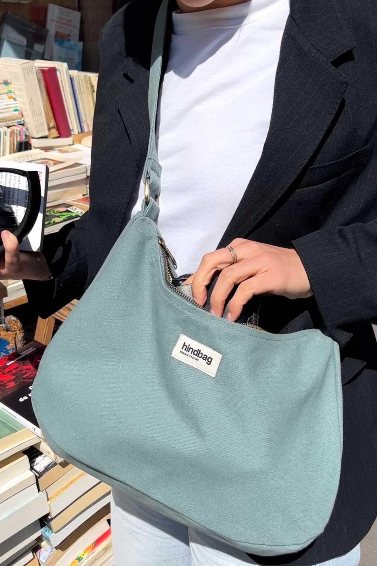 Cotton handbag Green