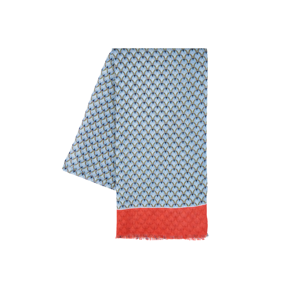 Organic cotton scarf BILLYBELT Blue