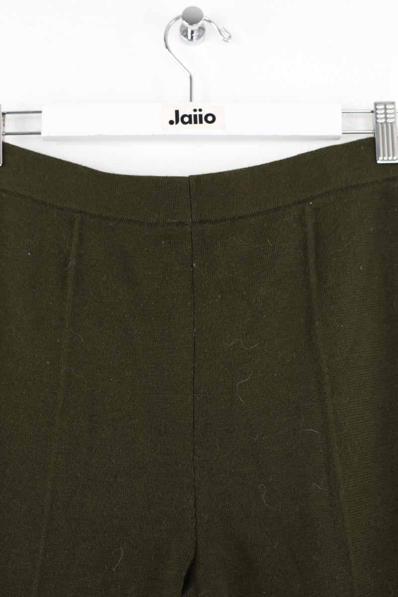 Bandol straight woollen trousers SEZANE - Seconde main Khaki
