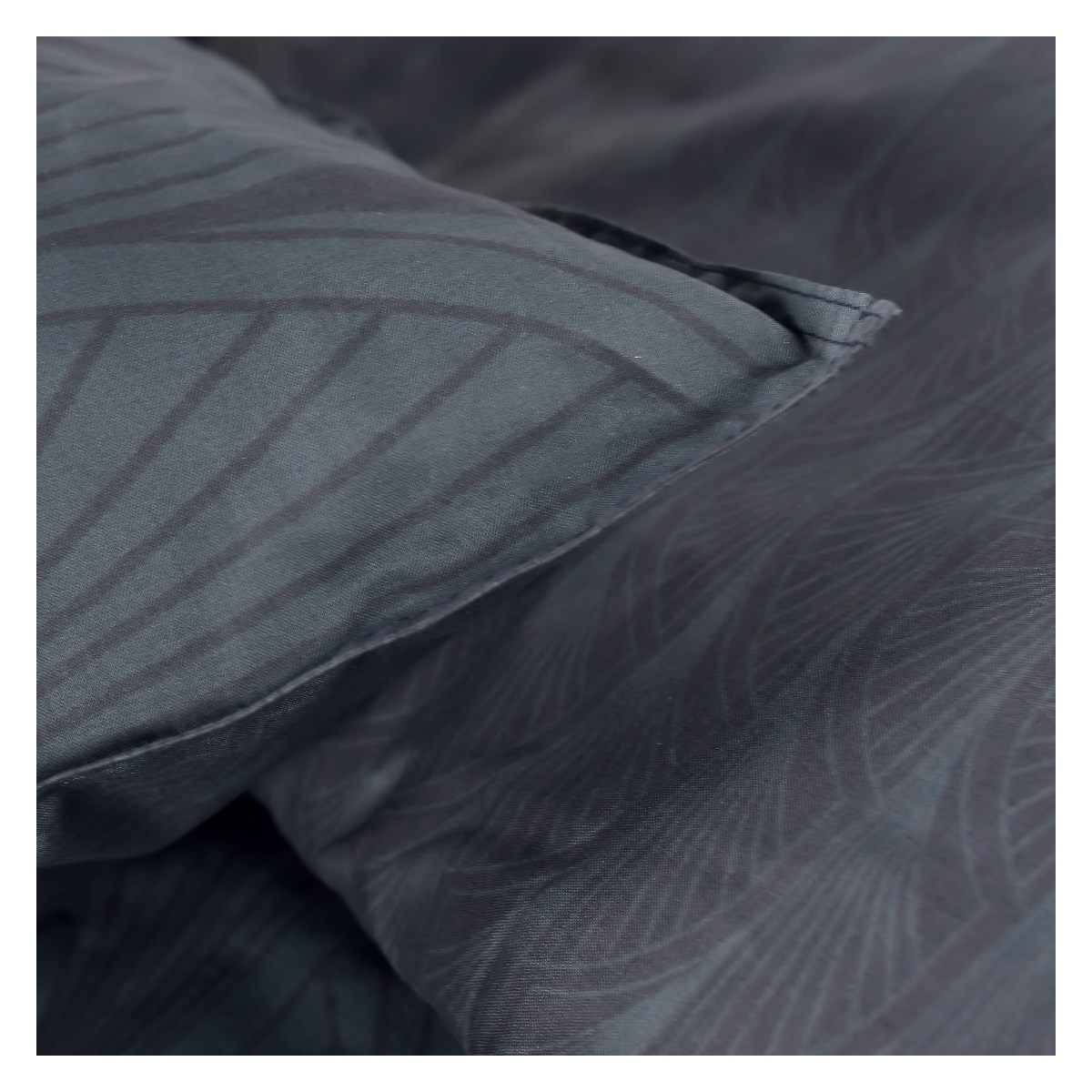 Printed cotton bedding set TODAY LINGE DE MAISON Blue