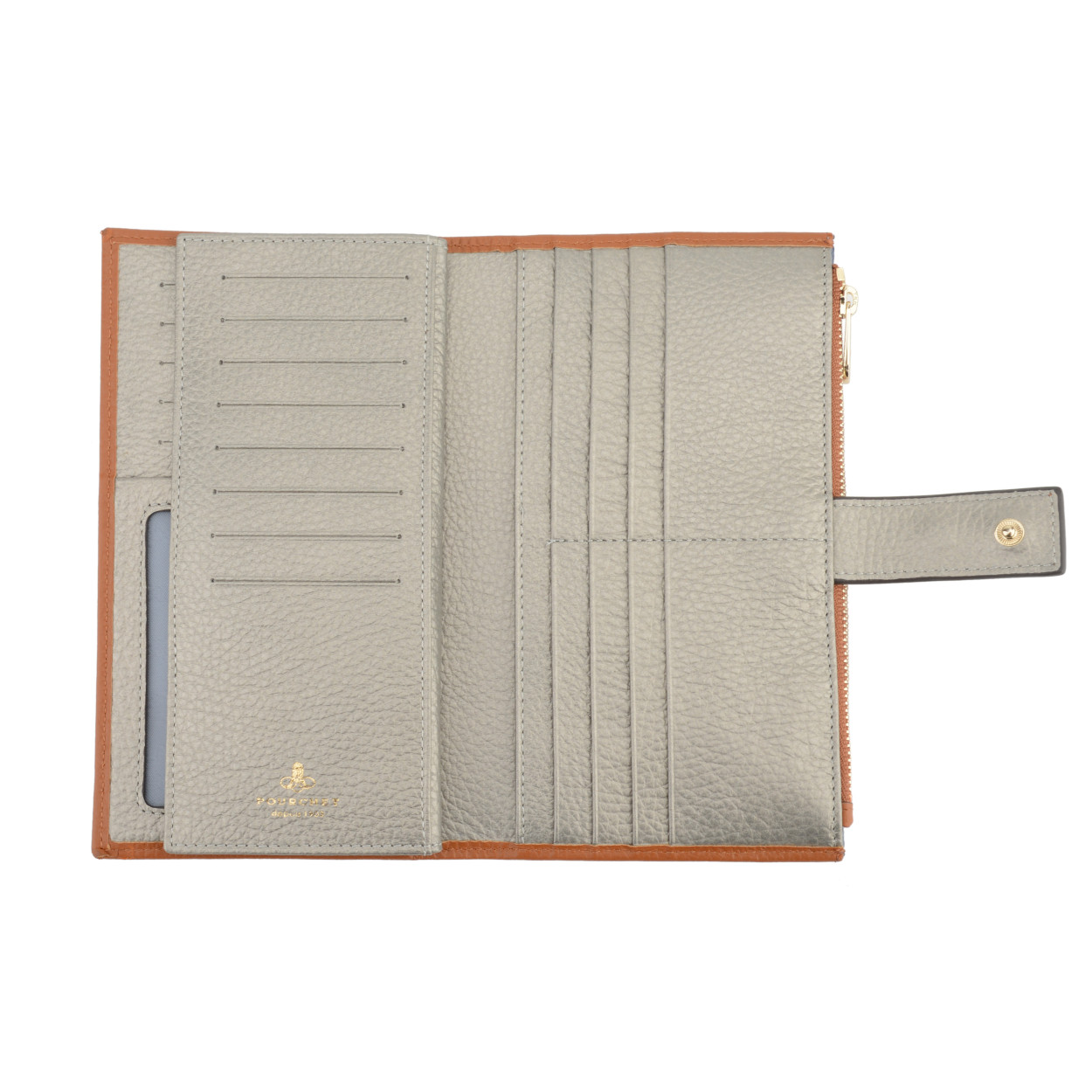 Compagnon en cuir POURCHET Doré