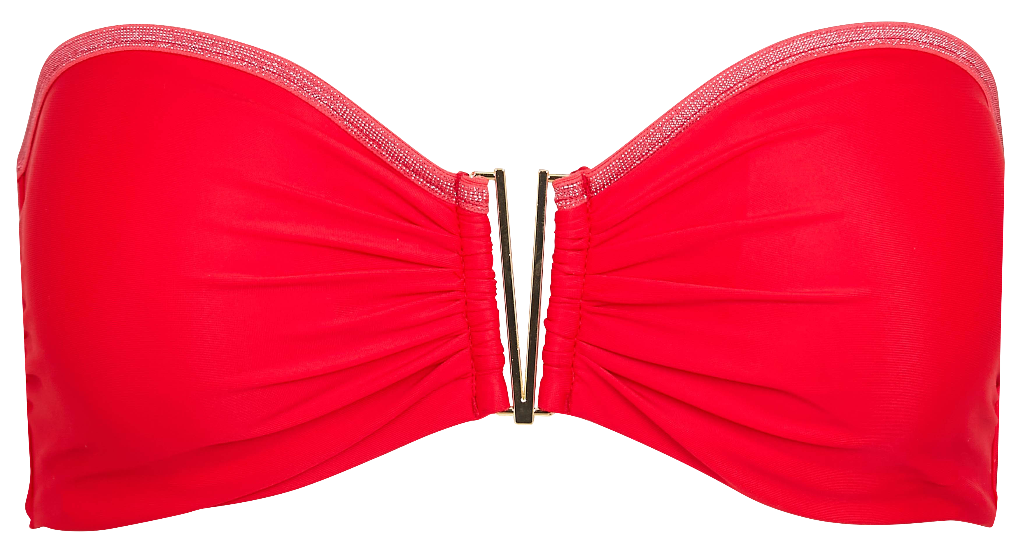 Haut de maillot de bain LA NOUVELLE Rouge